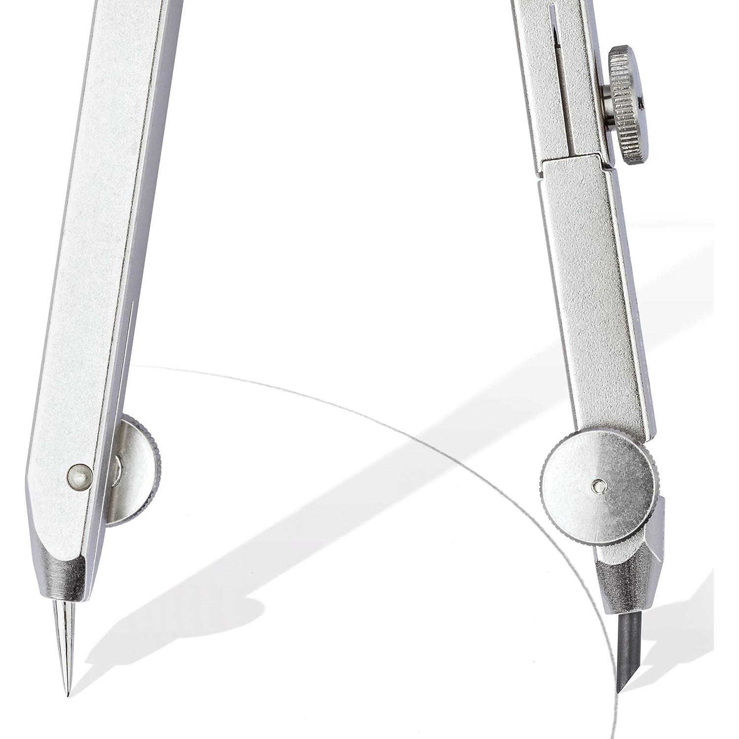 Set de Compás de Metal 4 Piezas Staedtler 552 02 Ajuste Rápido