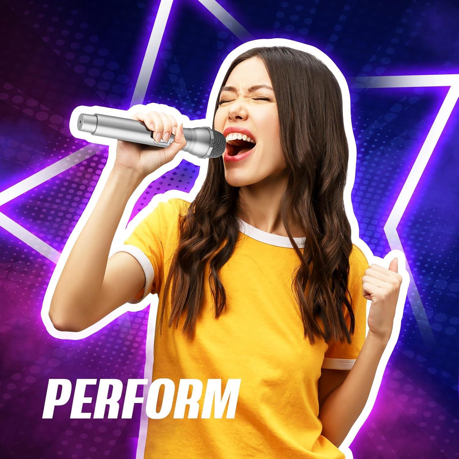 9 Micrófonos de Juguete Sanwuta para Fiesta y Cosplay