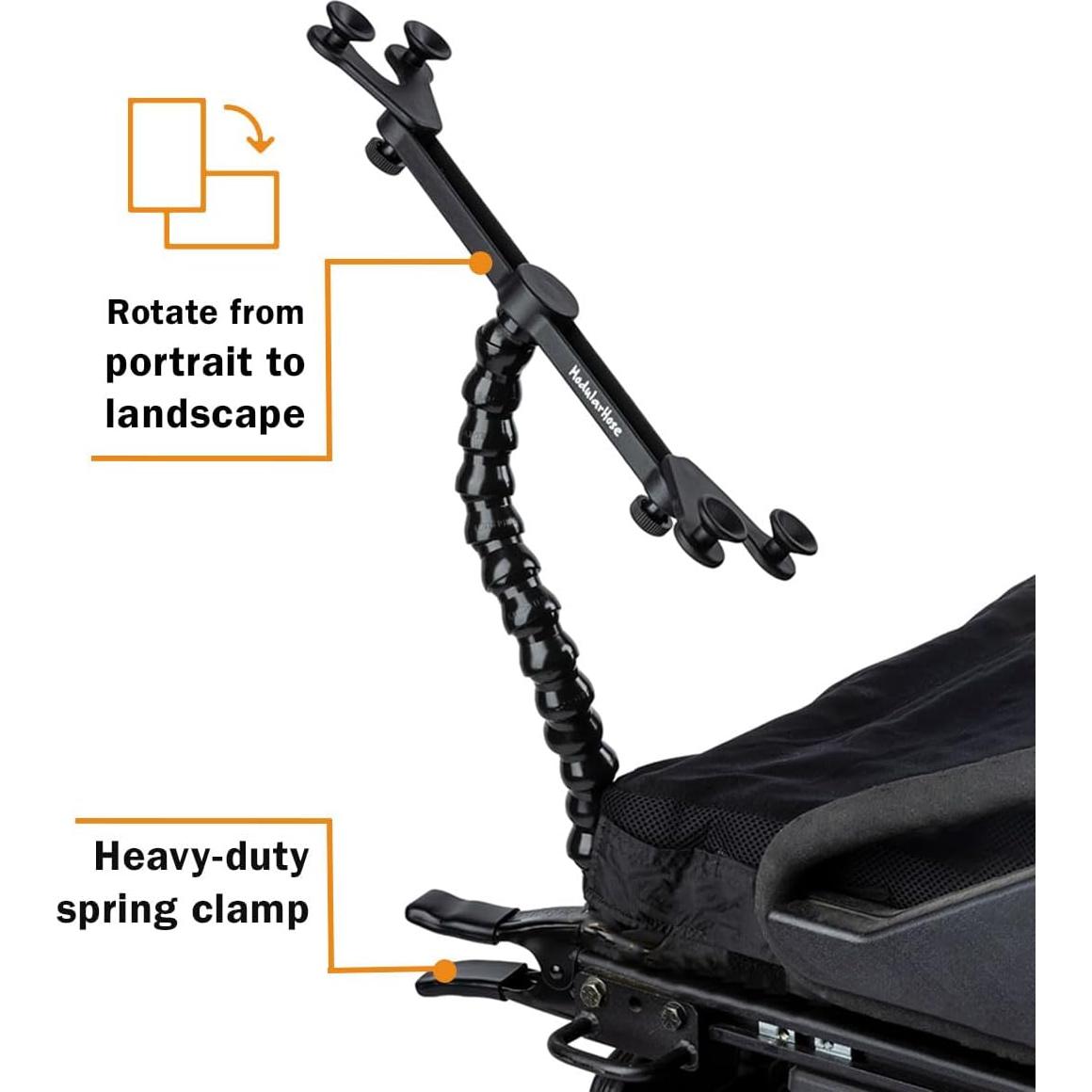 Soporte para Tabletas ModularHose con Abrazadera 5 cm