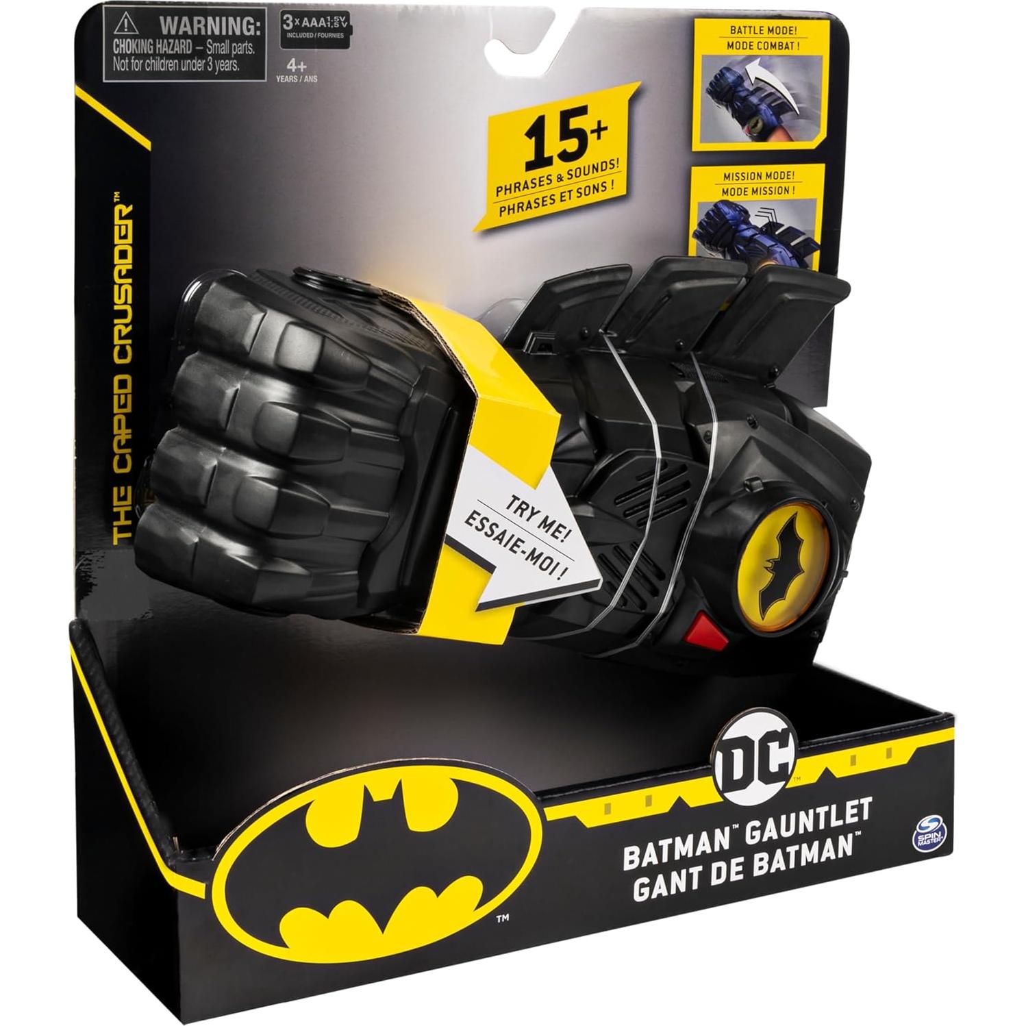 Guante Interactivo Batman Spin Master con Sonidos y Luces