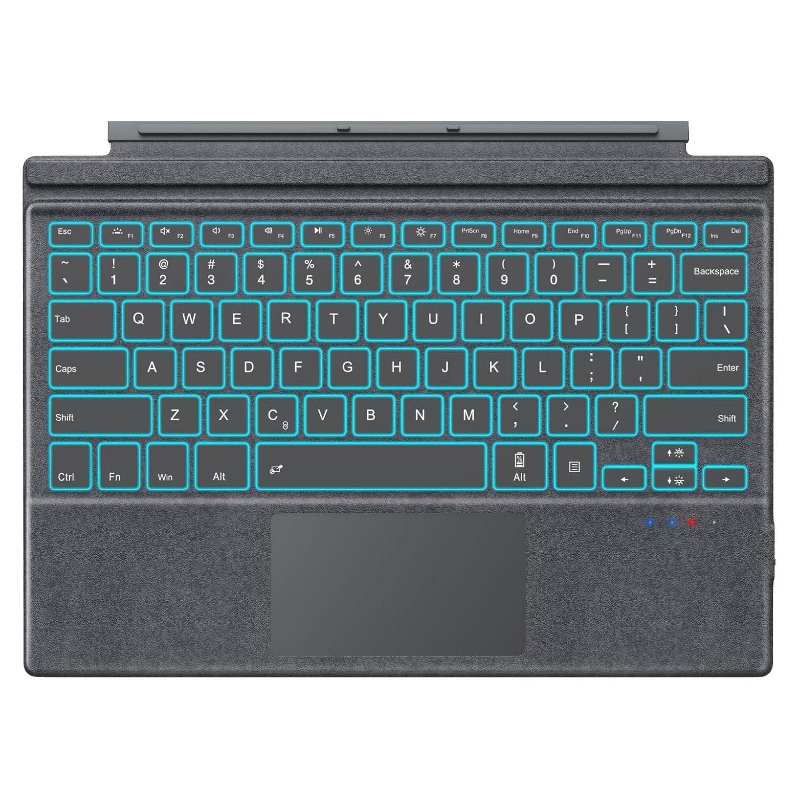 Teclado Inalámbrico MoKo para Microsoft Surface Pro Gris