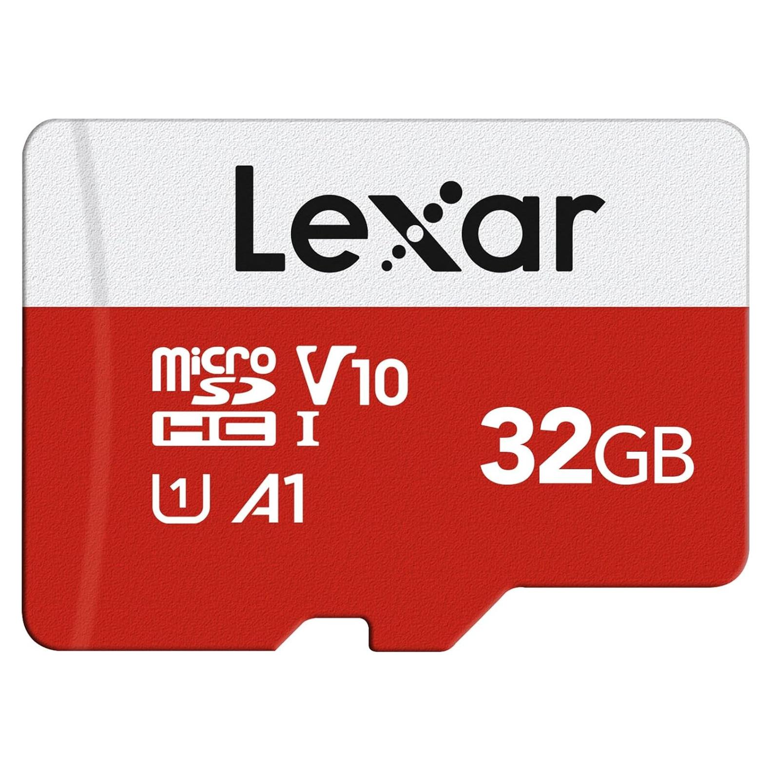 Tarjeta Micro SD Lexar E-Series 32GB UHS-I 100MB/s C10 A1