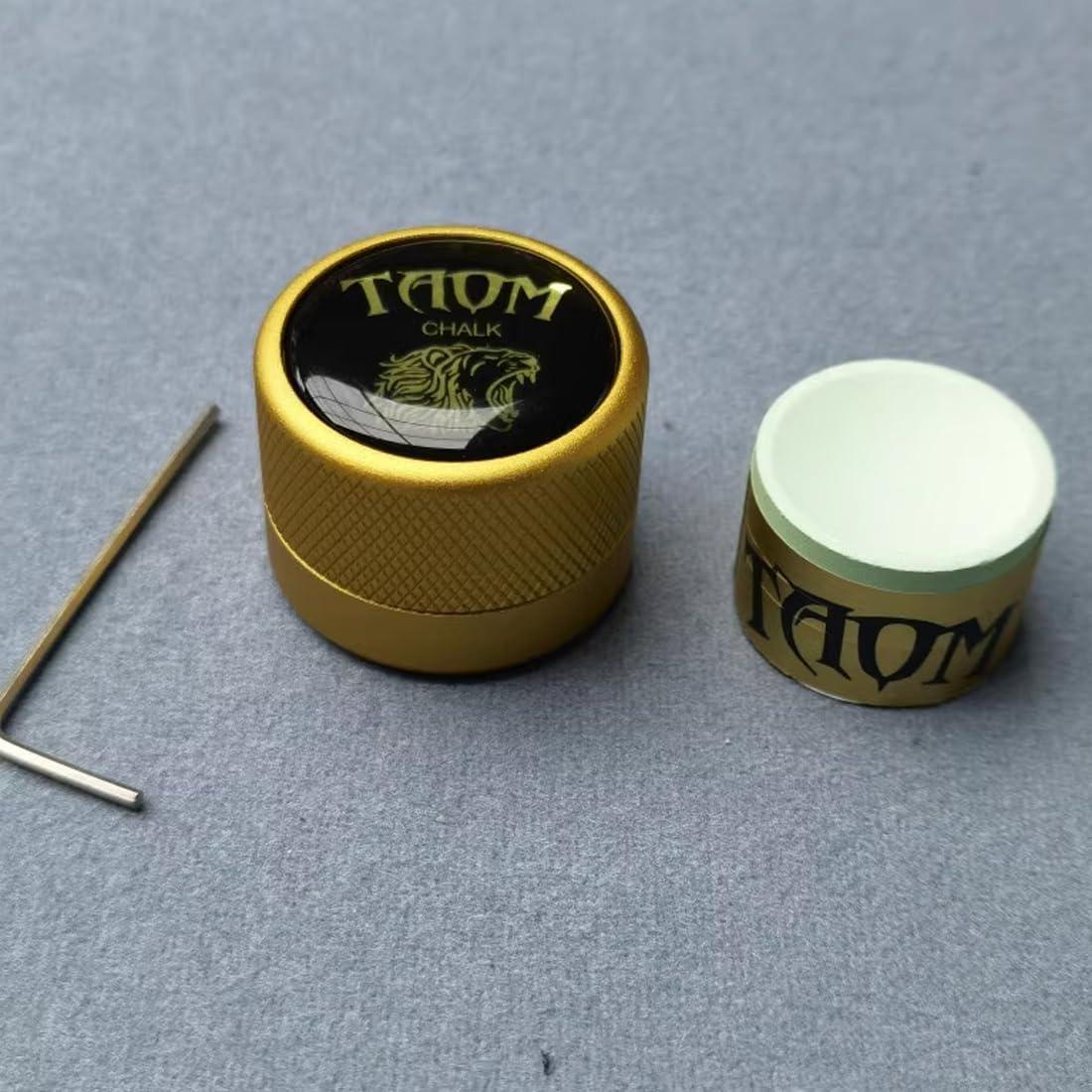 Soporte de Tiza para Billar YEUEK Redondo con Tiza Azul