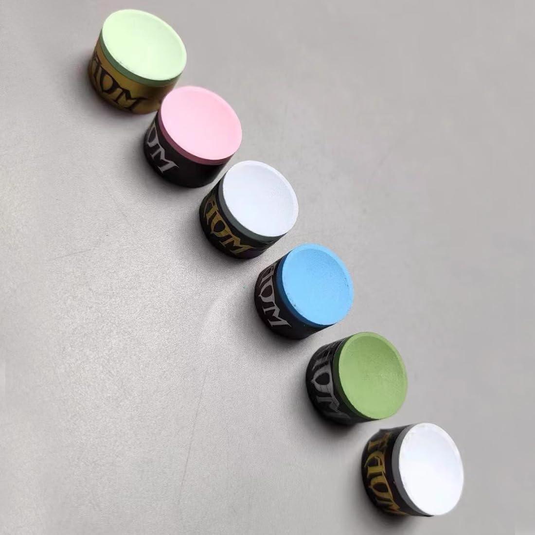 Soporte de Tiza para Billar YEUEK Redondo con Tiza Azul