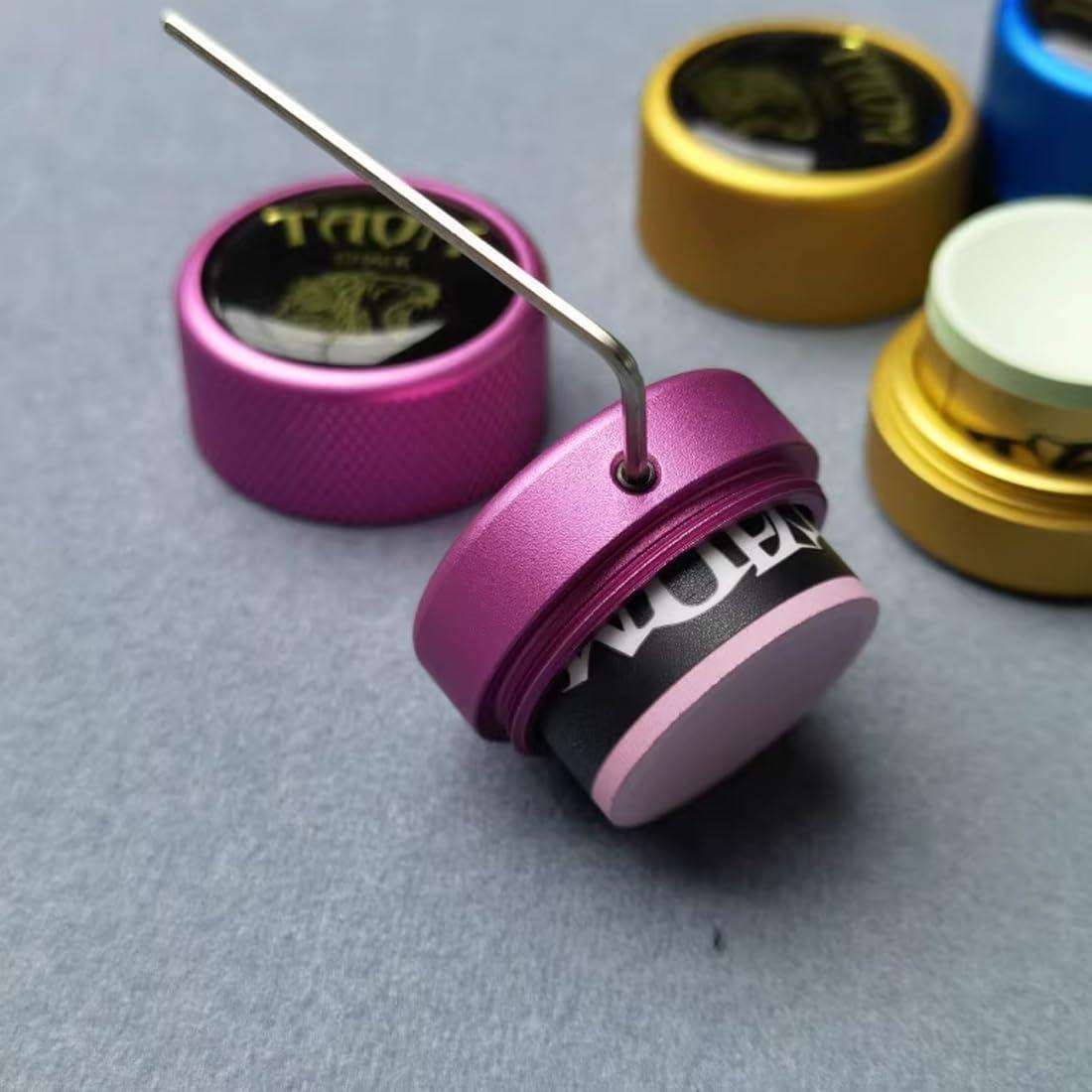 Soporte de Tiza para Billar YEUEK Redondo con Tiza Azul