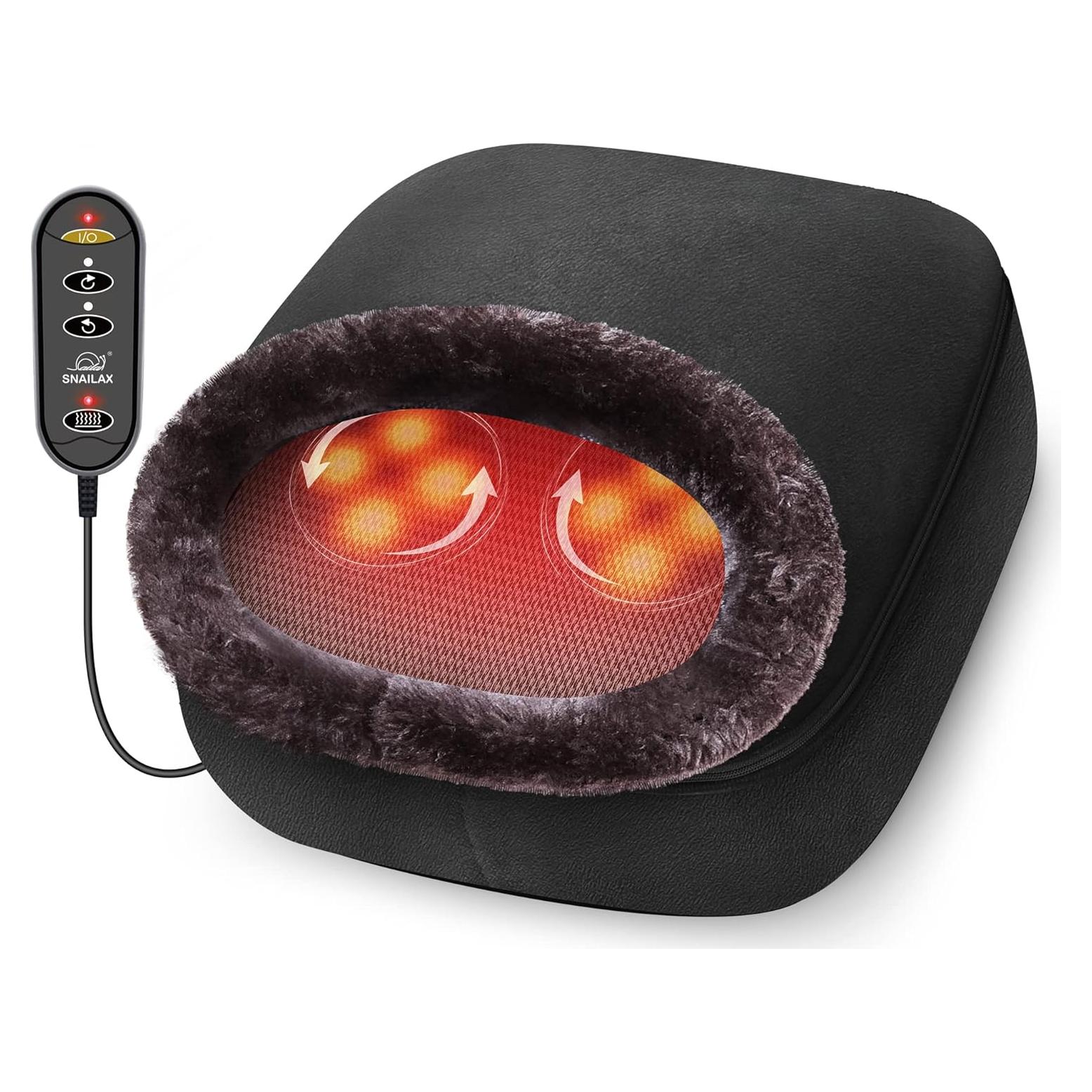 Masajeador de pies Shiatsu Snailax con calor 1.6 kg