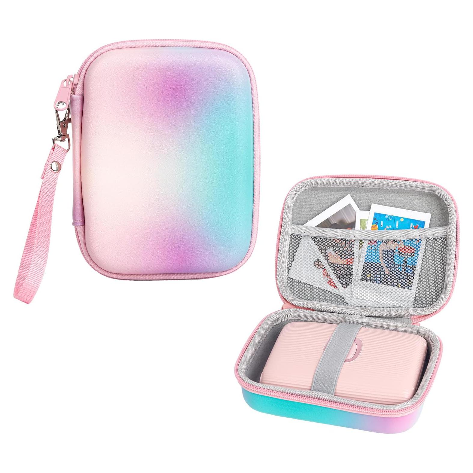 Funda Dura EVA MUZIRI KINOKOO para Cámara Fuji Instax Mini EVO y Mini Link 2 - Rosa Gradiente