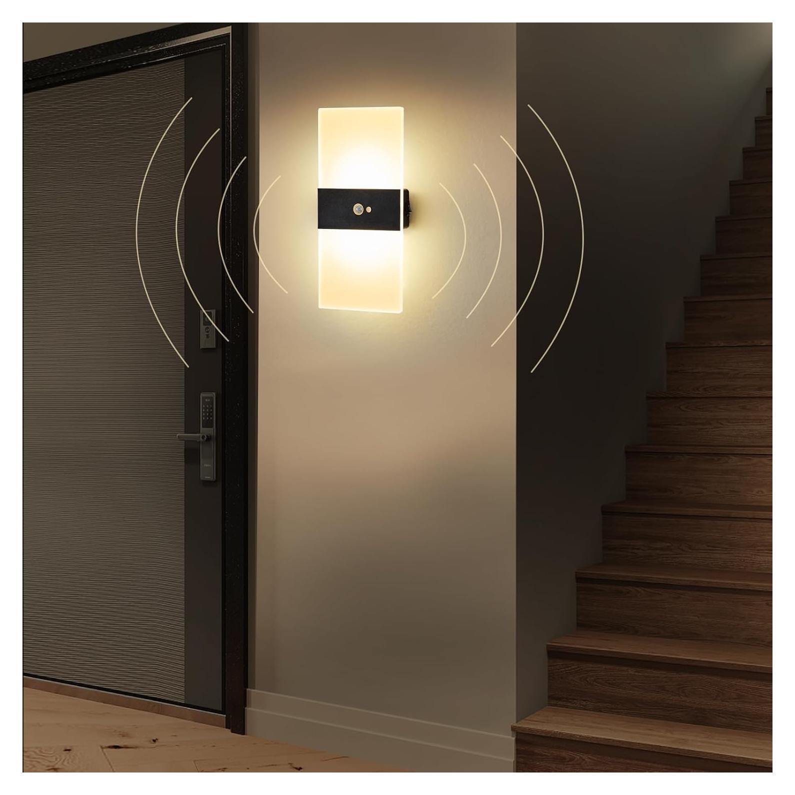 Aplique de Pared LED Recargable SURPALIG con Sensor 3000K