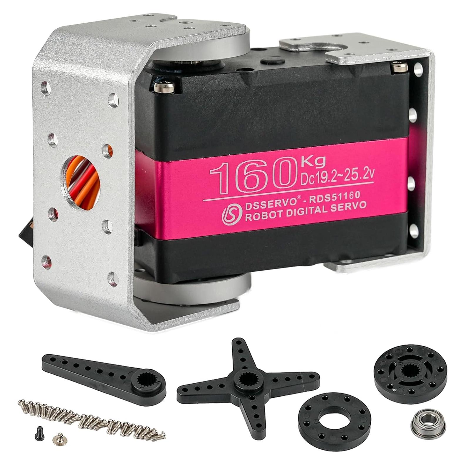 Servo Digital Wishiot 160kg Doble Eje 24V para Robótica