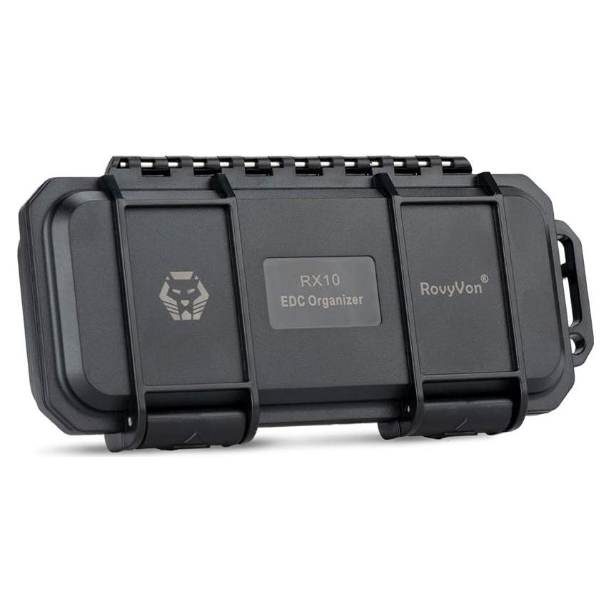 Caja Organizadora EDC RovyVon RX10, 17.5x8.2x3.7cm, Negro