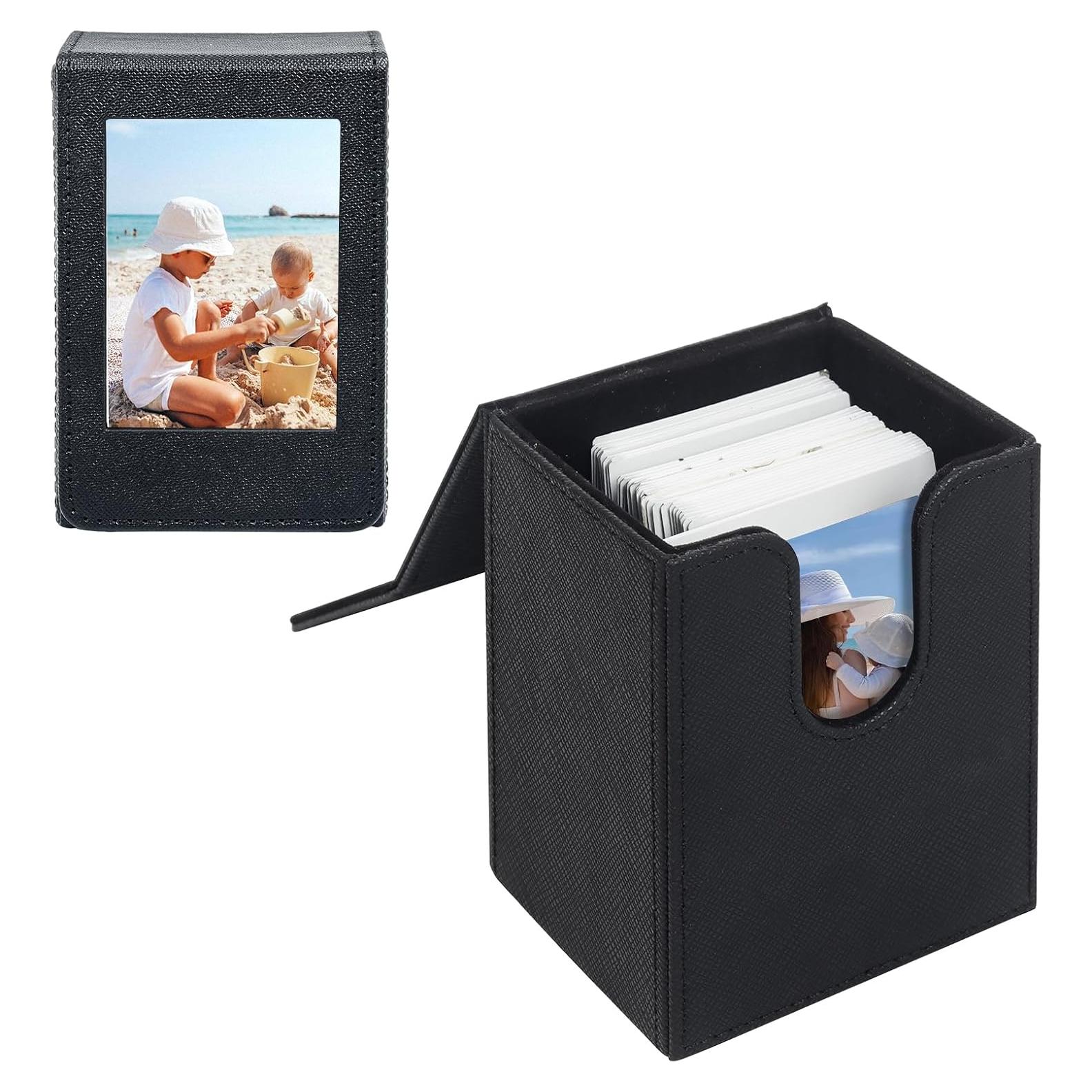 Estuche Mini para Fotos Fujifilm Instax - Negro, 50+ Fotos