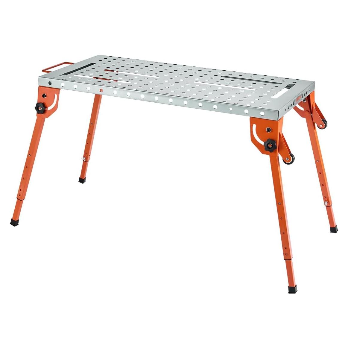 Mesa de Soldadura Plegable VEVOR 112x53 cm 227 kg Ajustable