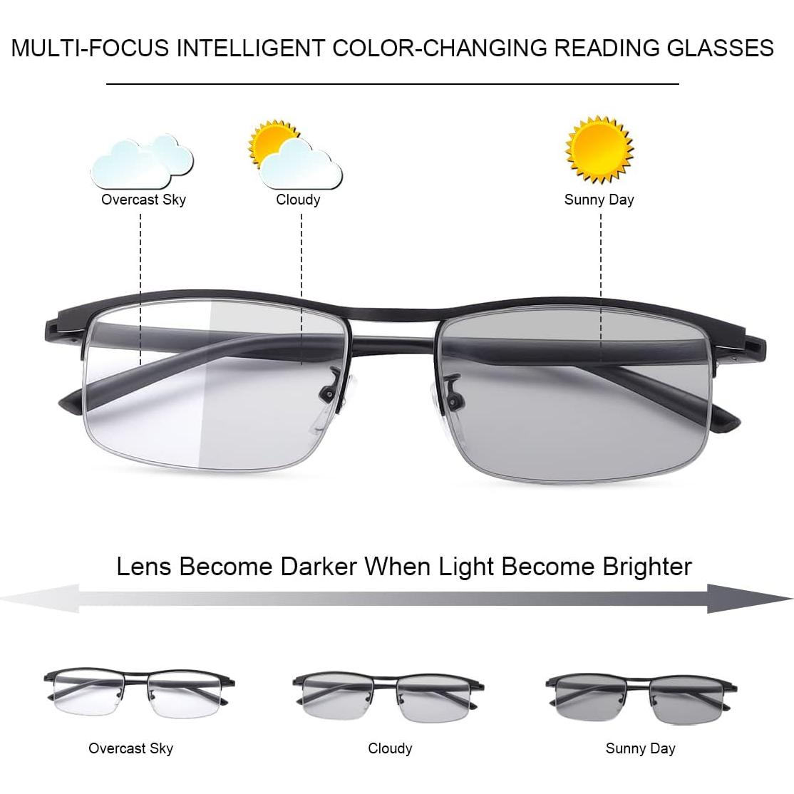 Gafas de lectura YIMI multifocal UV400 para sol y PC