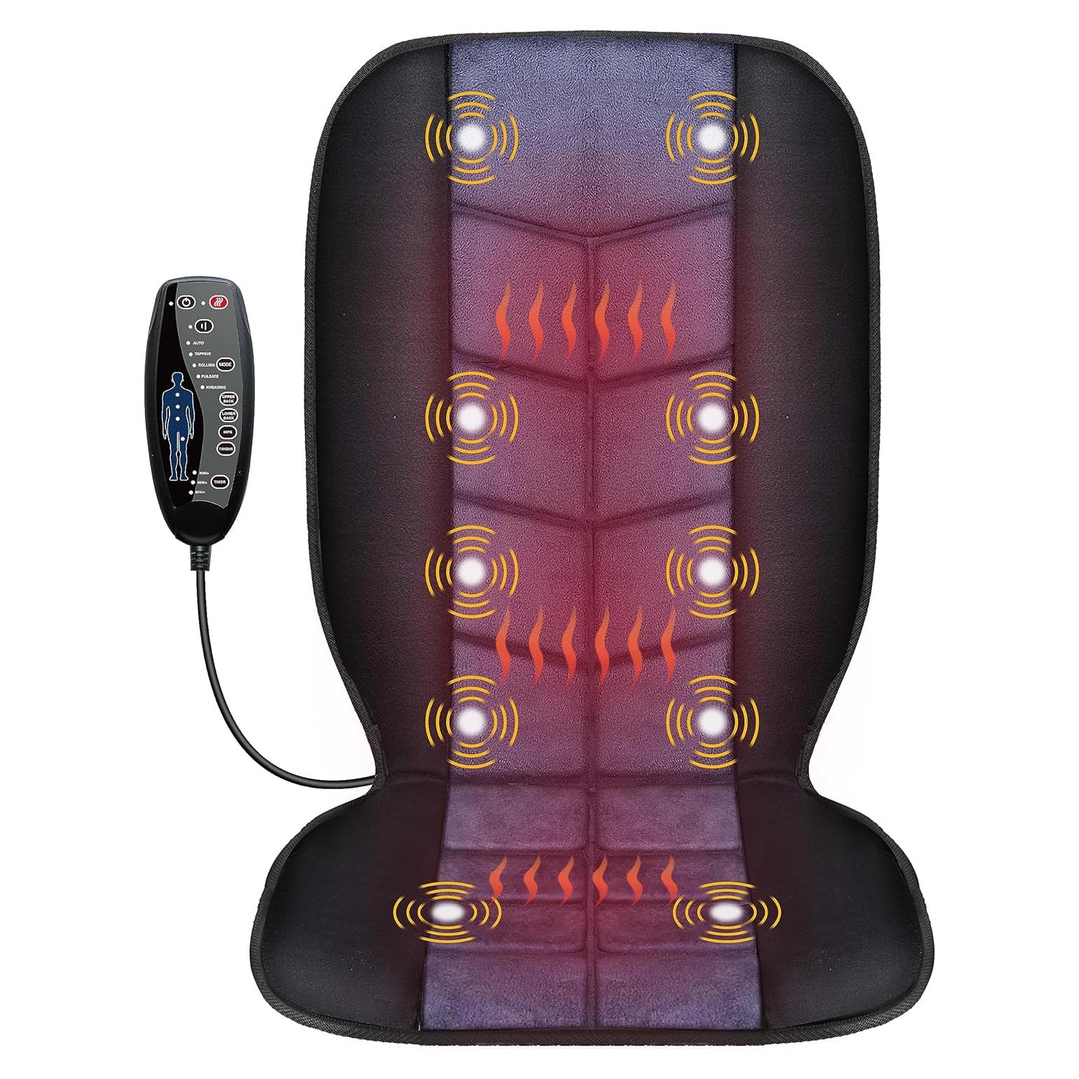 Almohadilla de Masaje CILI CL-2613 con Calor y 10 Motores