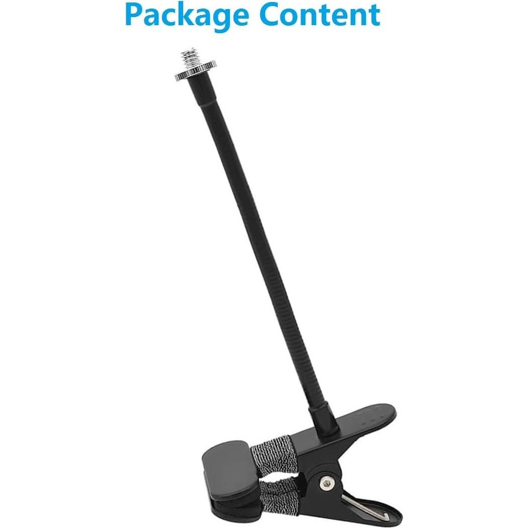 Clamp Mount for eufyCam 2C and Arlo Cameras No Drill Mount (Black, 1 Pack)