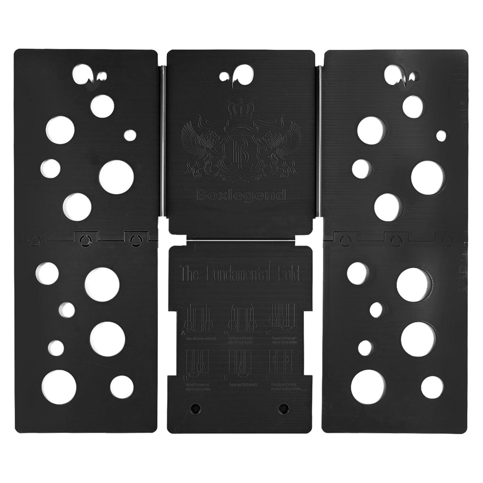 Tablero Doblador de Camisetas BoxLegend V5 - Plástico Negro