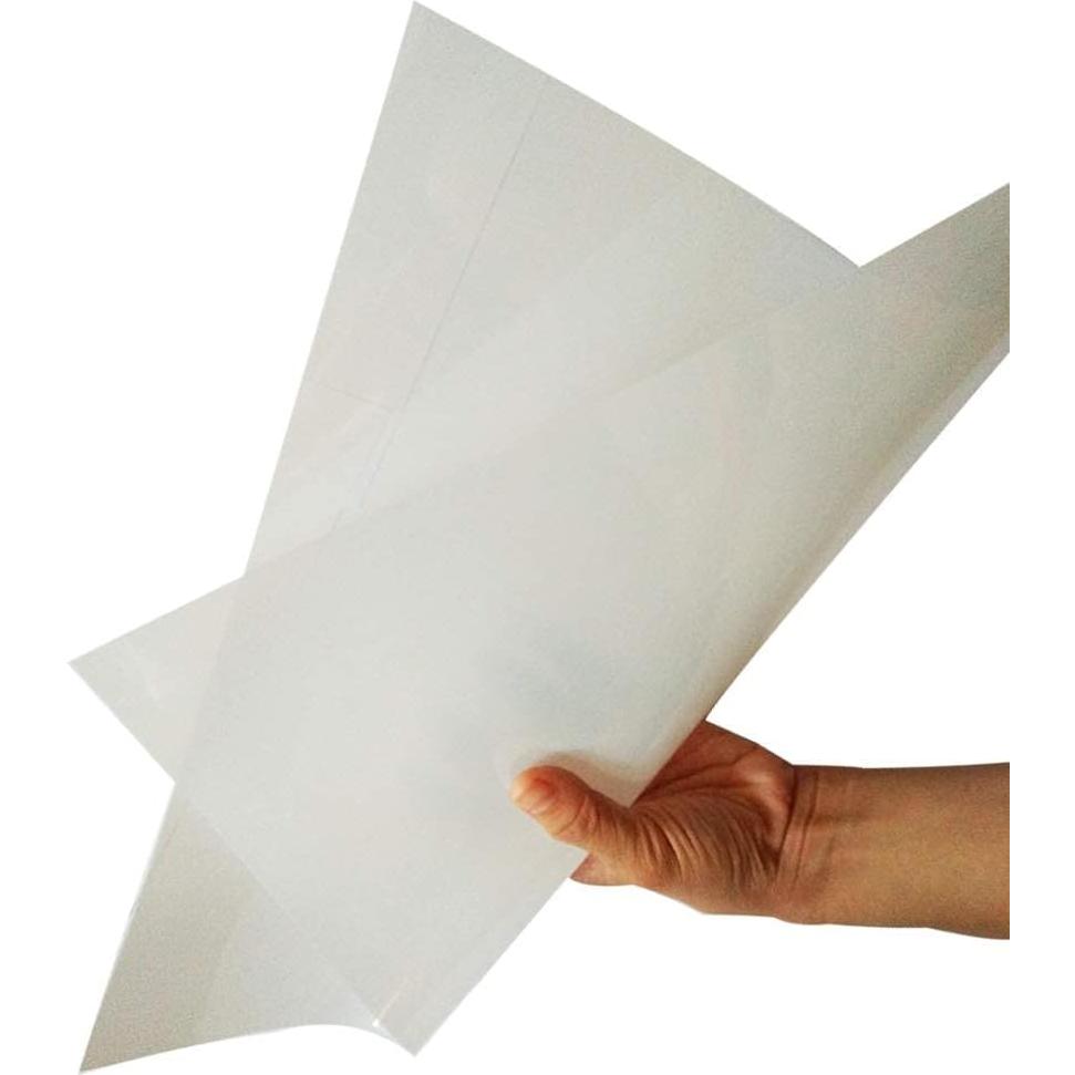 12 Hojas Plantillas en Blanco Mylar 6mil 30.48x30.48cm Arzok