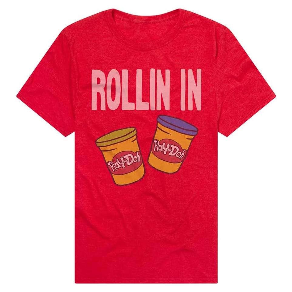 Camiseta Clásica Unisex Popfunk Rojo XX-Large Algodón