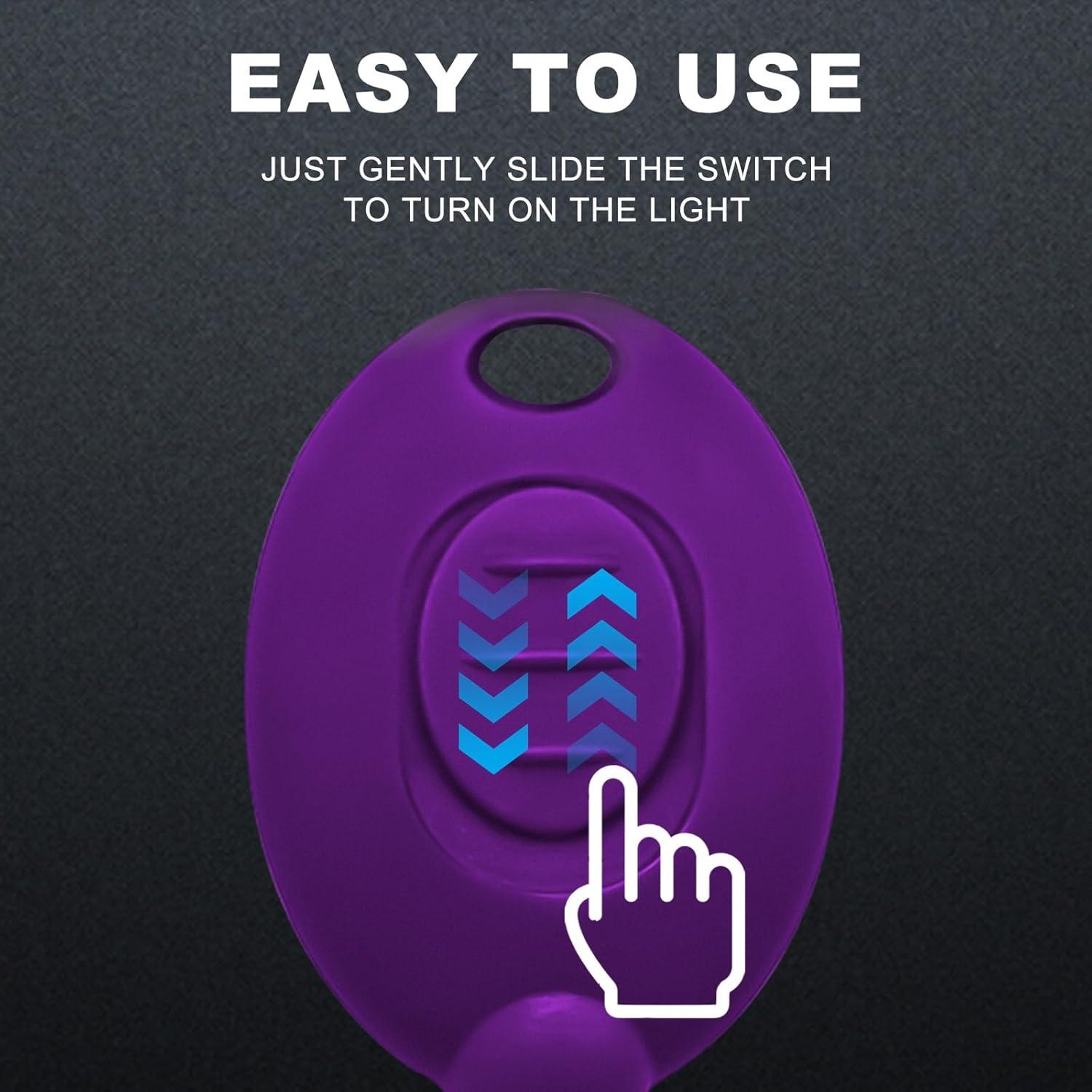 Mini Linterna UV de Llavero KLUMUKE 12PCS Luz LED 395nm