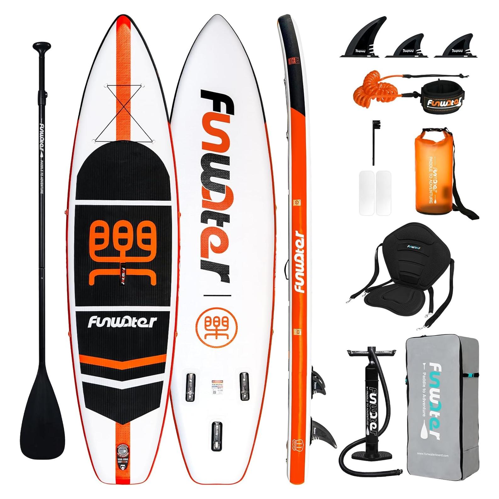 Tabla de Paddle Inflable FunWater 3.35m Antideslizante para Adultos