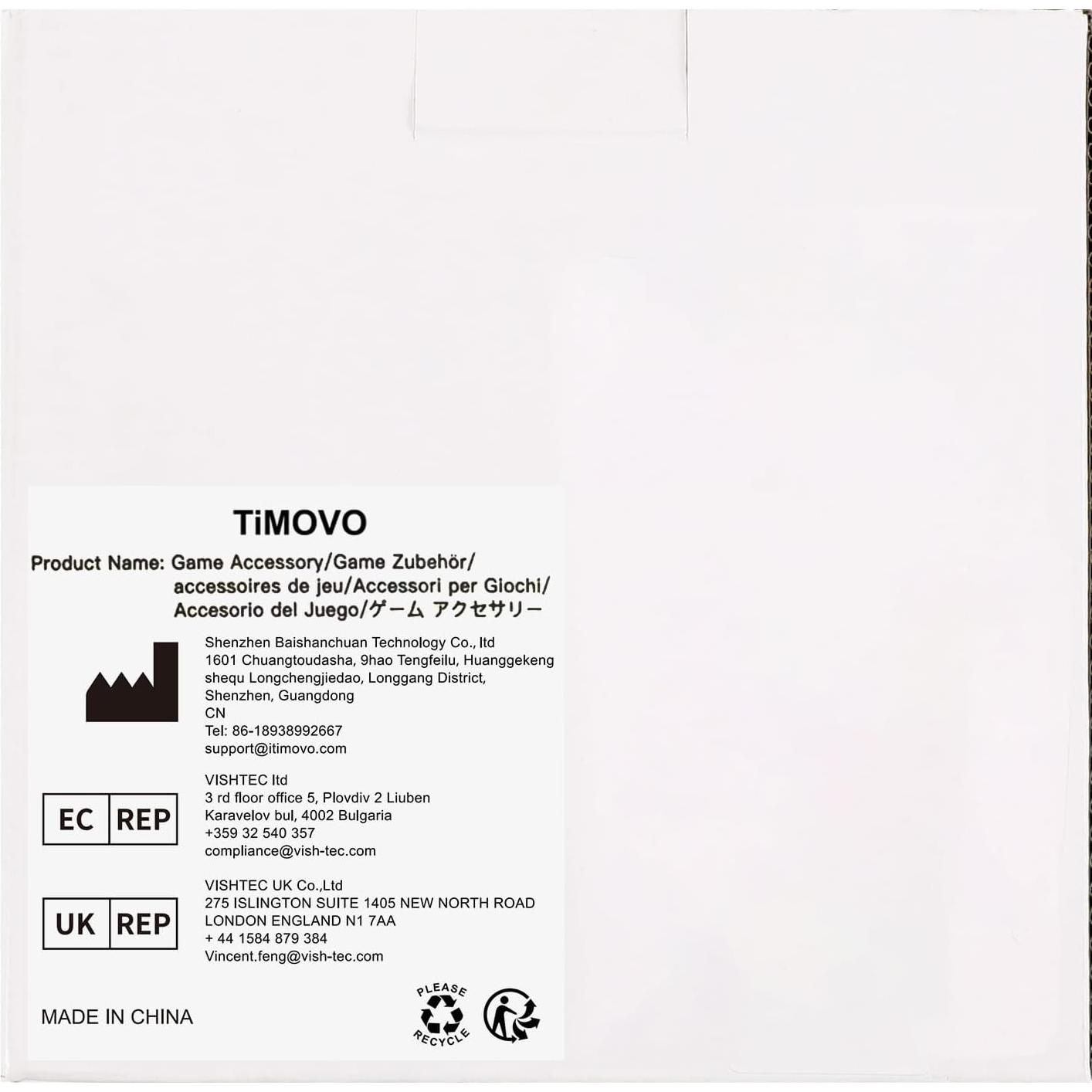 Caja para Deck TiMOVO Commander 200+ Cartas Cuero Negro/Morado