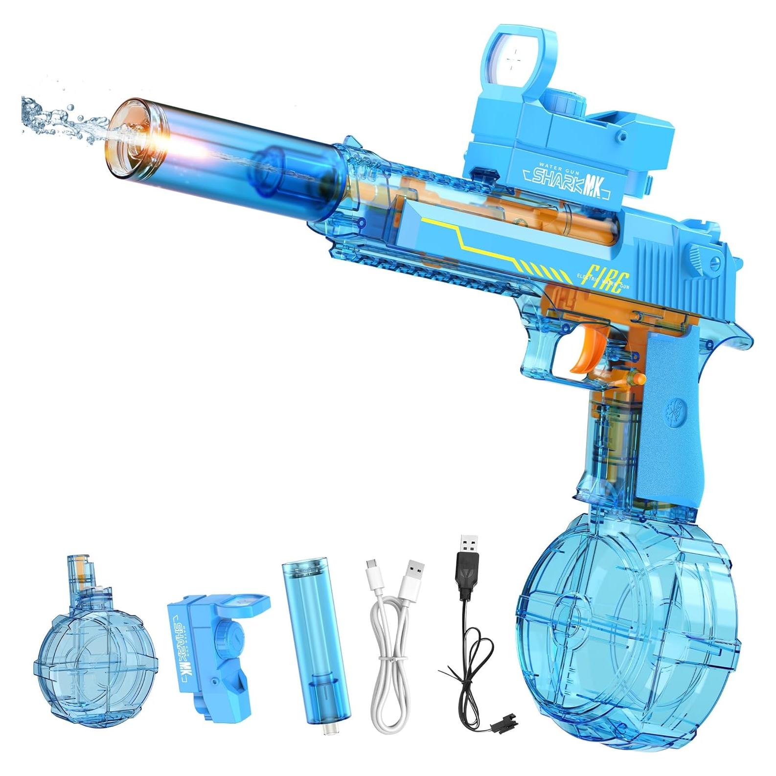 Pistola de Agua Eléctrica Automática Flybakiz Azul 1200mAh