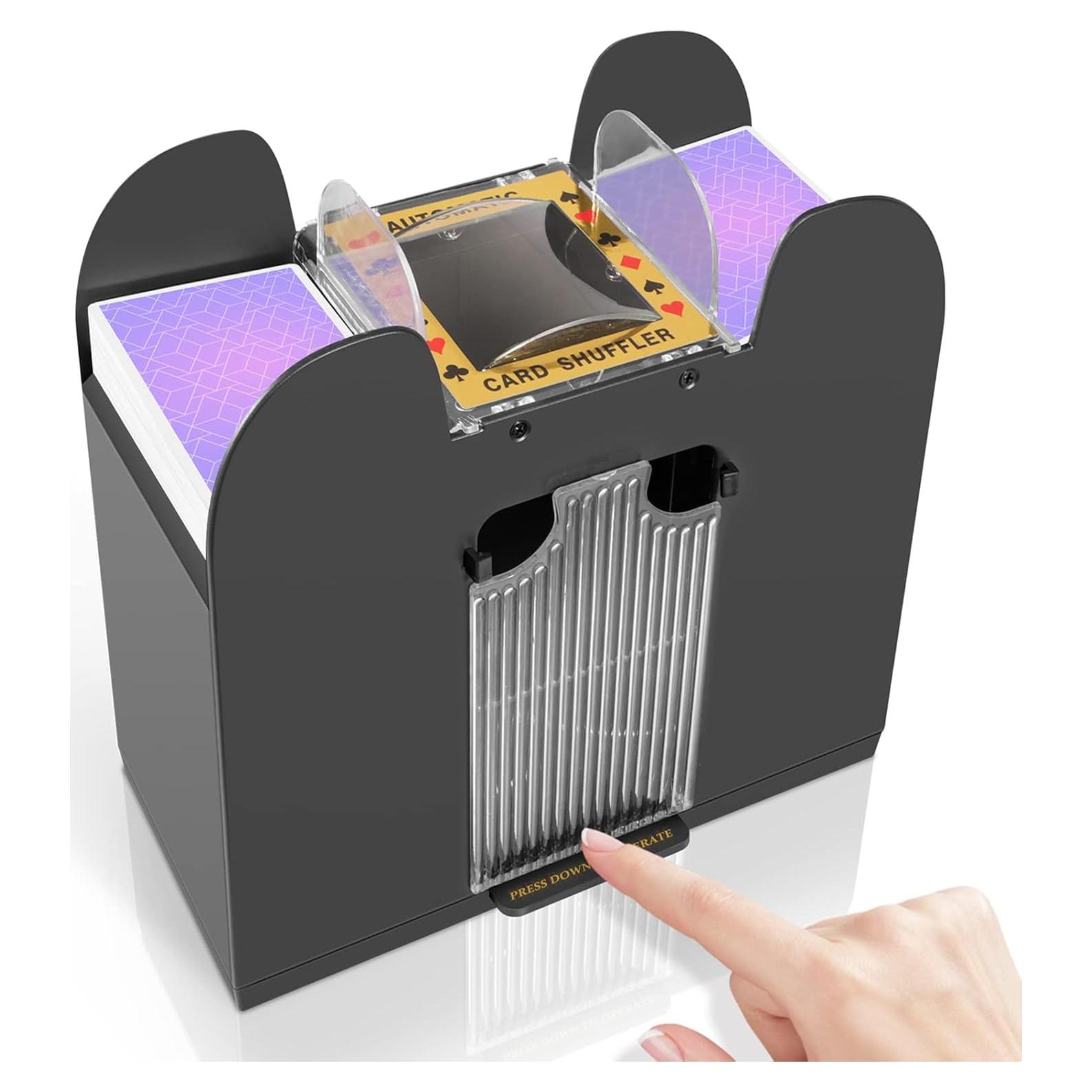 Barajador de Cartas Automático FEIERYA 6 Barajas Eléctrico