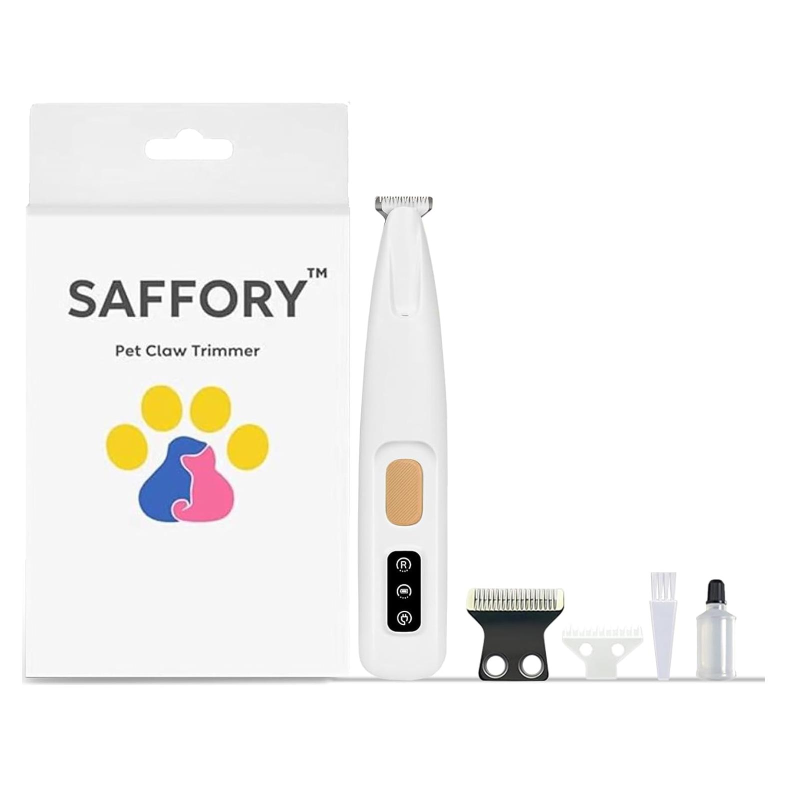 Recortadora de patas de perro Saffory recargable USB 35dB
