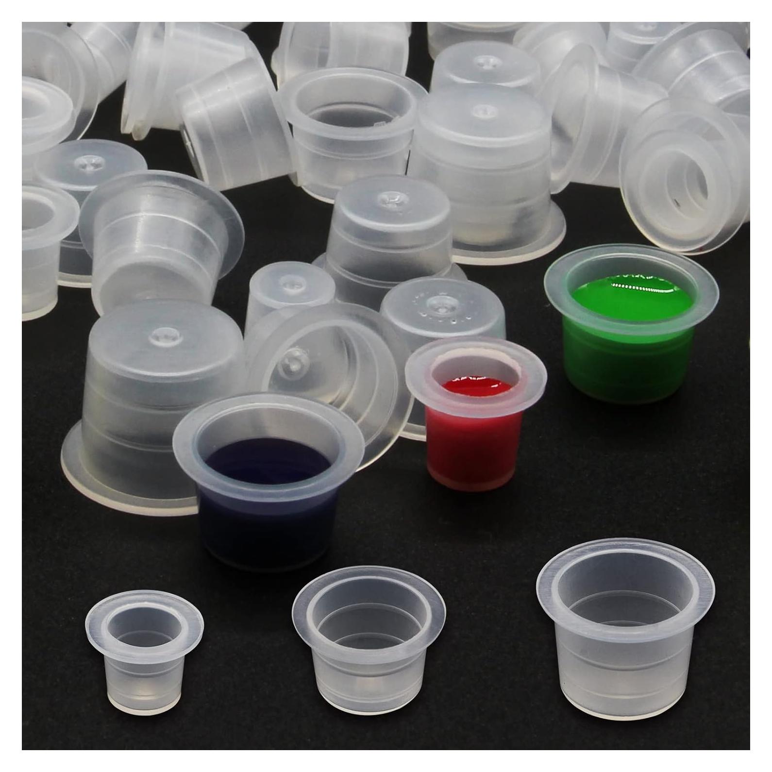 Tapas de Tinta Desechables Jconly - 300 Pcs para Tatuajes