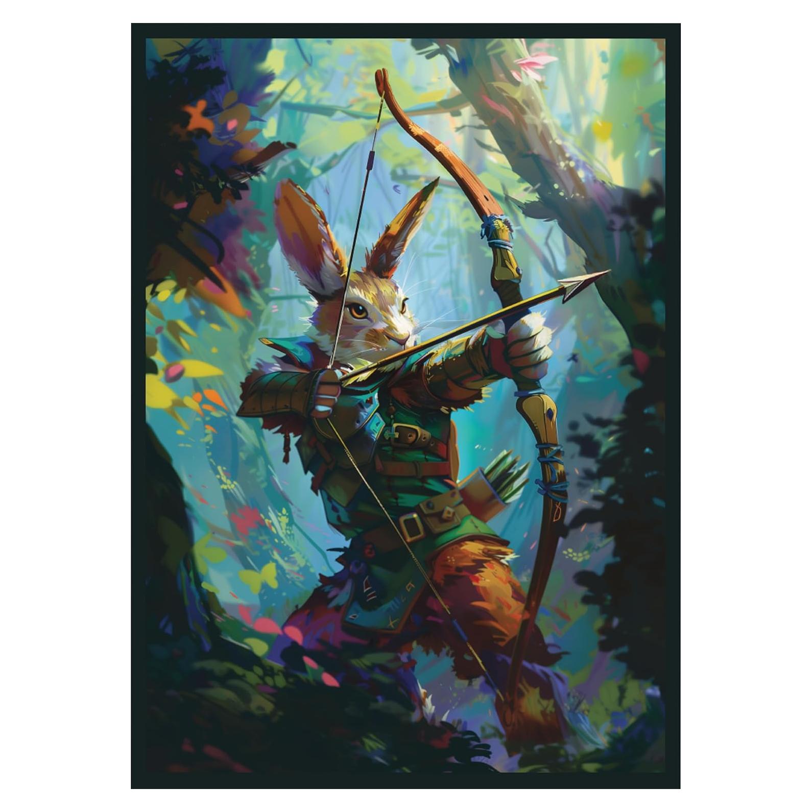 Mangas para Cartas Digital Sorcery Rabbit Archer 100 Unidades
