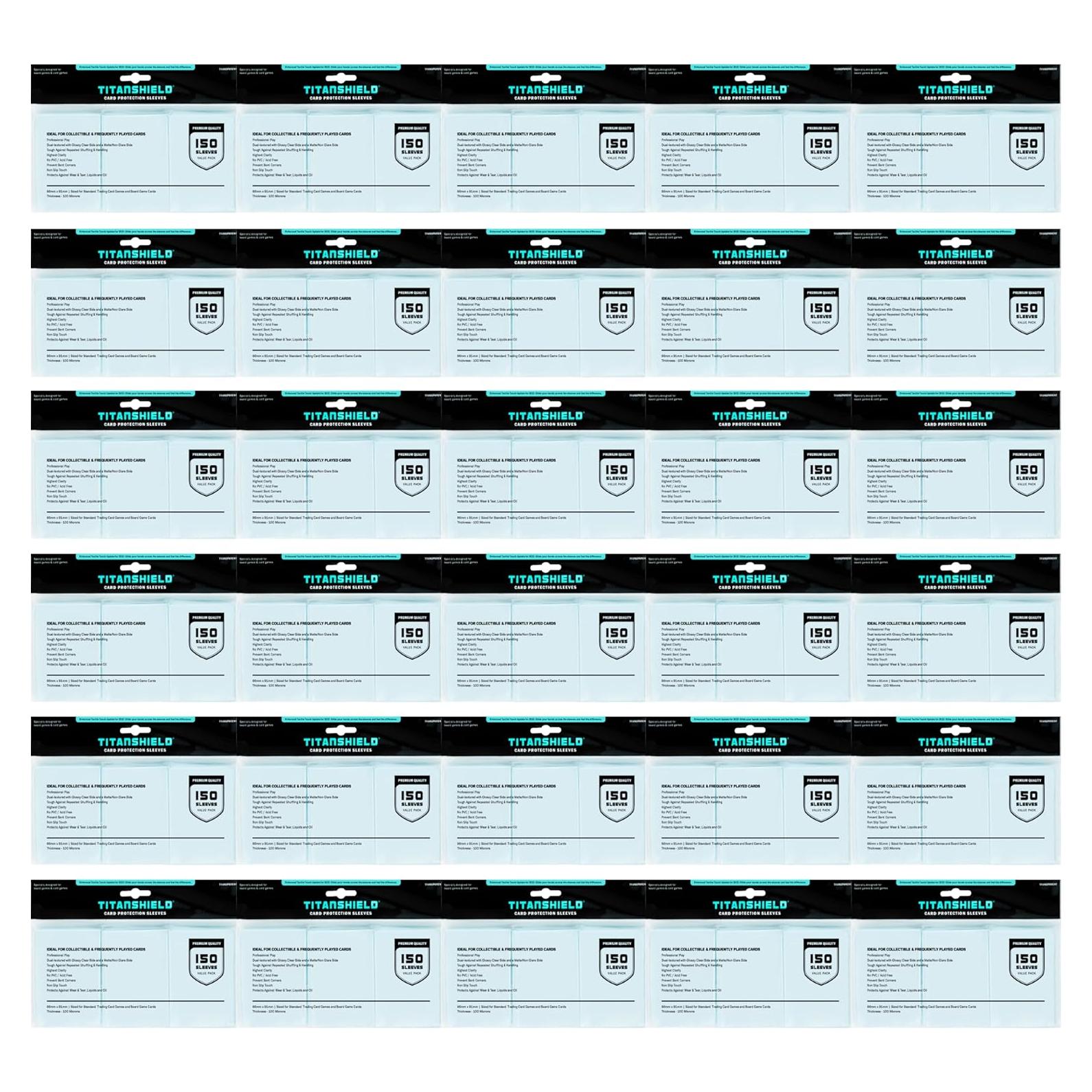 TitanShield Fundas Claras Estándar 30 Unidades 66x91mm