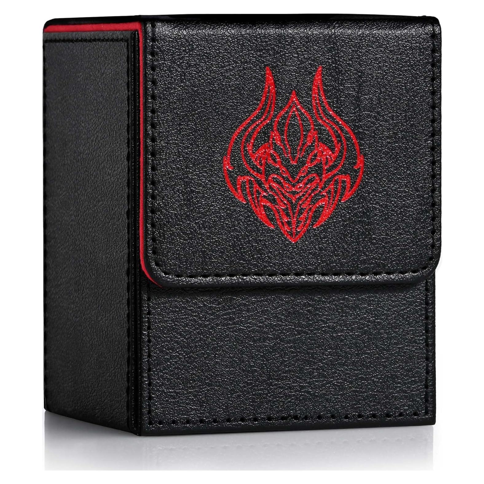 Estuche de Cartas ZLCA Negro y Rojo con Divisores