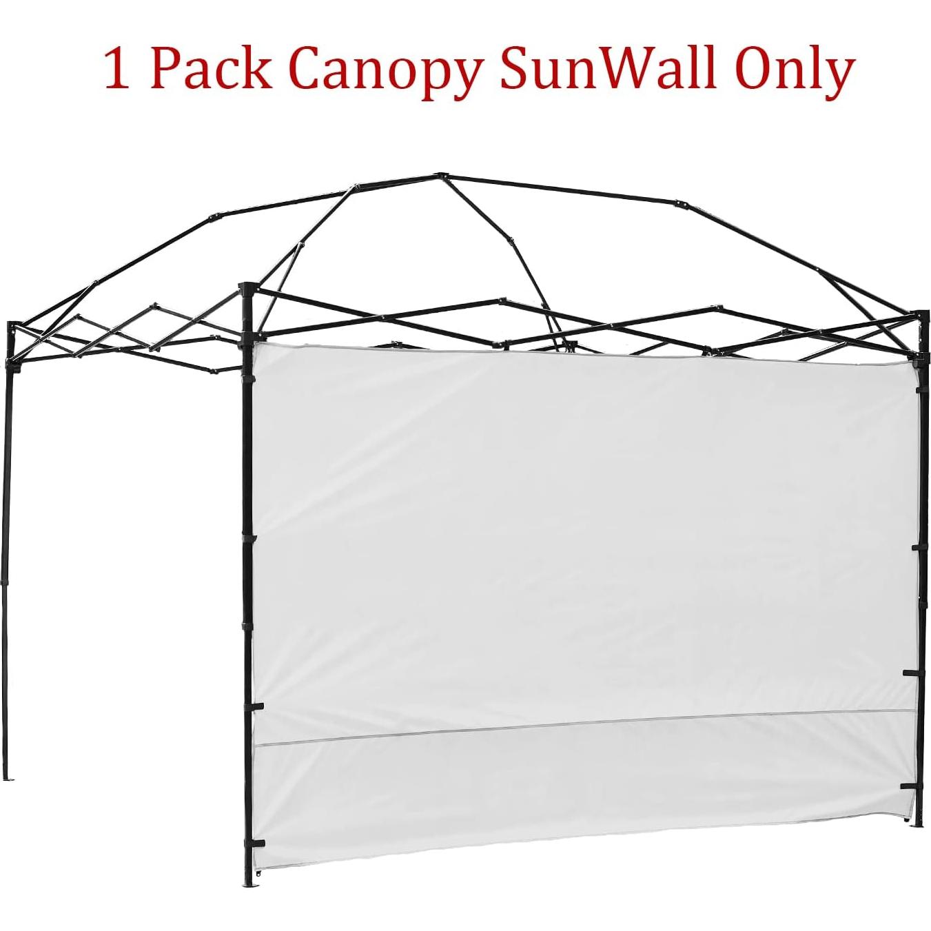Pared Solar Canopy Senmortar 3x3m Plateada Impermeable