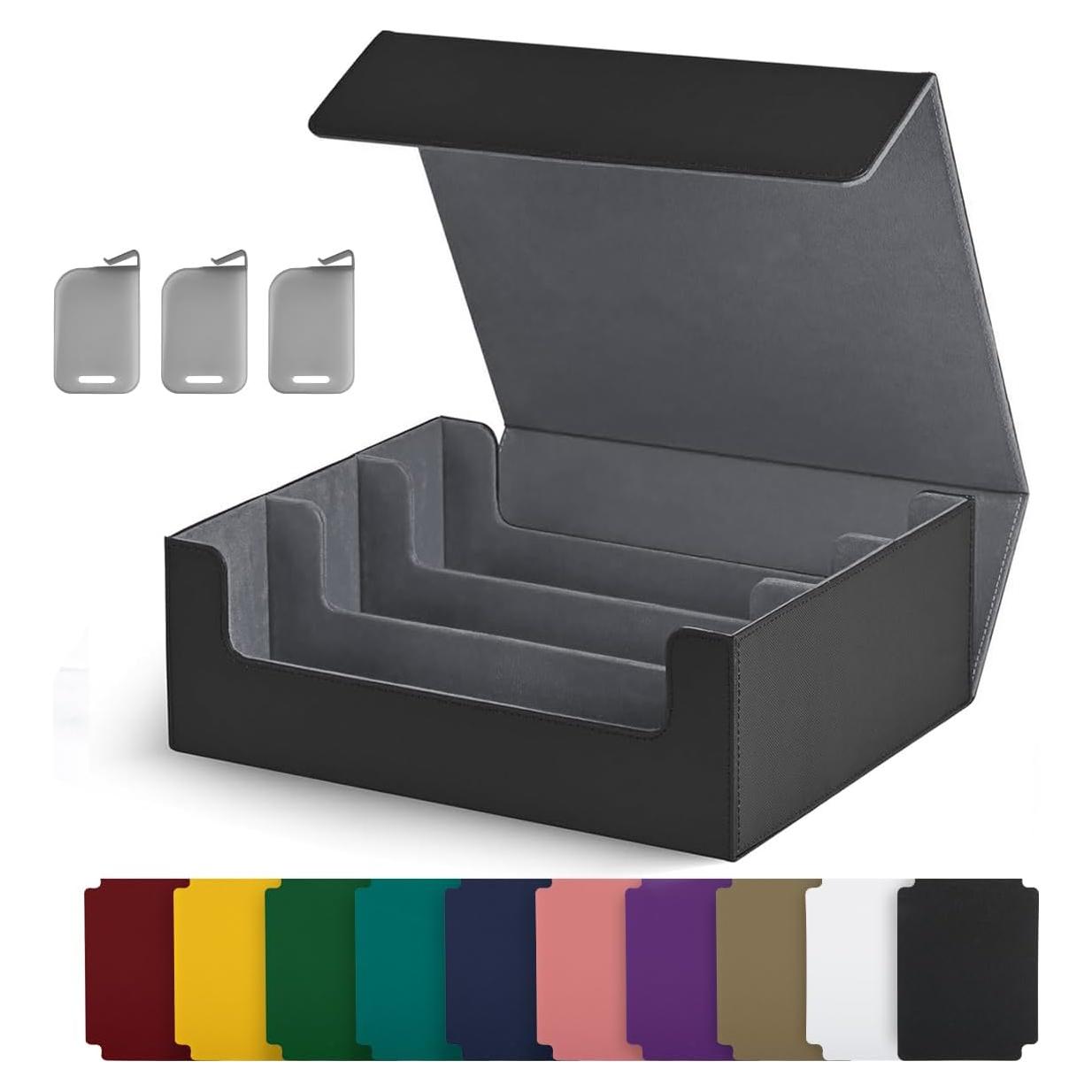 Caja de Almacenamiento de Cartas UAONO 1800+ Negro