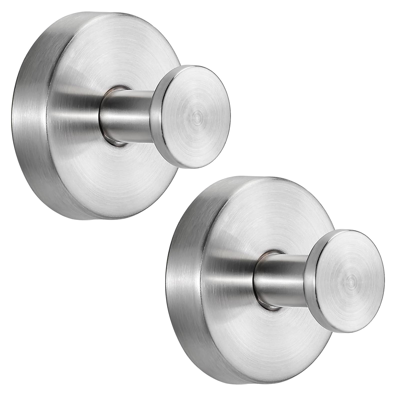 Ganchos de Ventosa Fenas para Ducha y Baño - 2 Unidades Niquelado