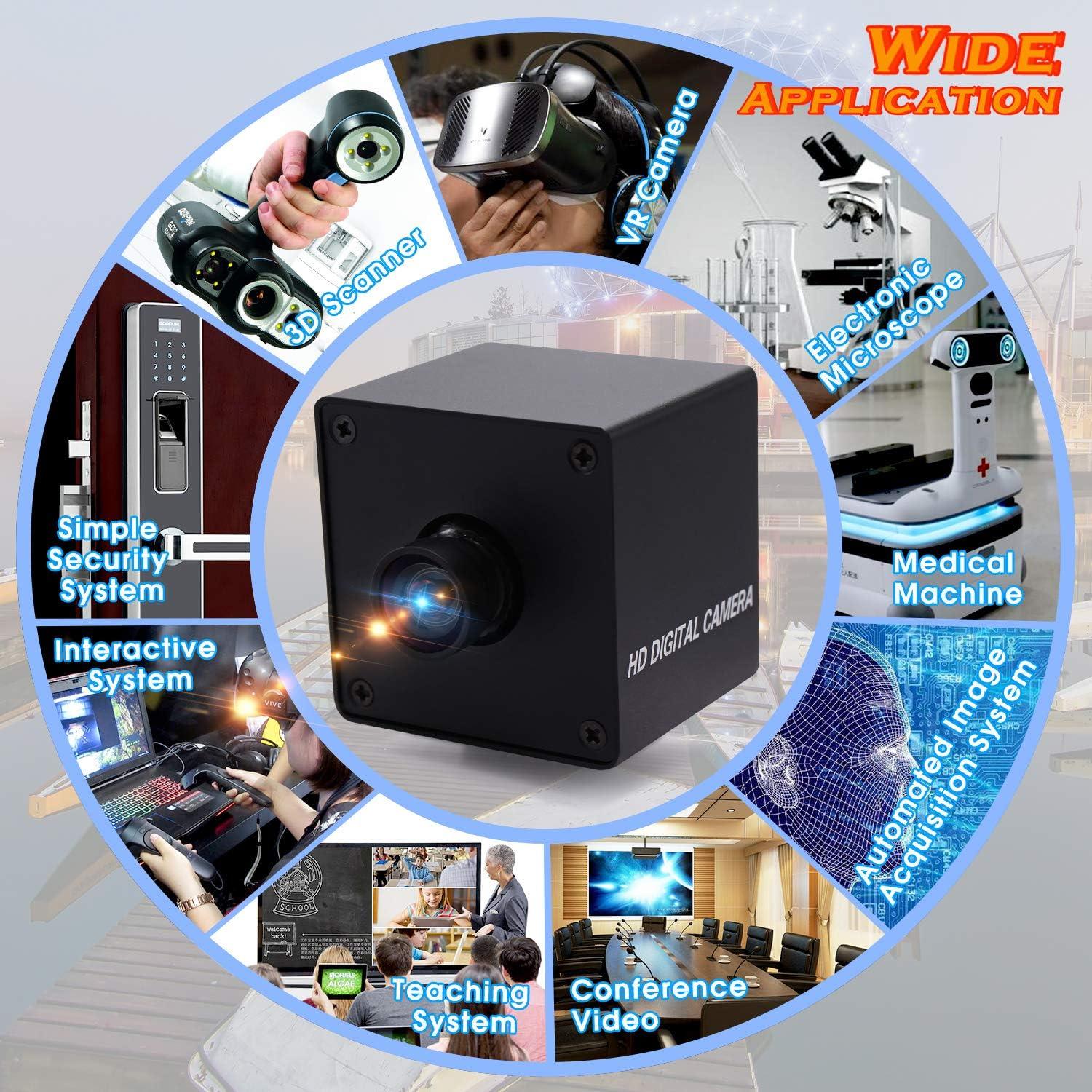 Webcam USB Hotpet 13MP Alta Resolución 3840x2880 Enfoque Fijo