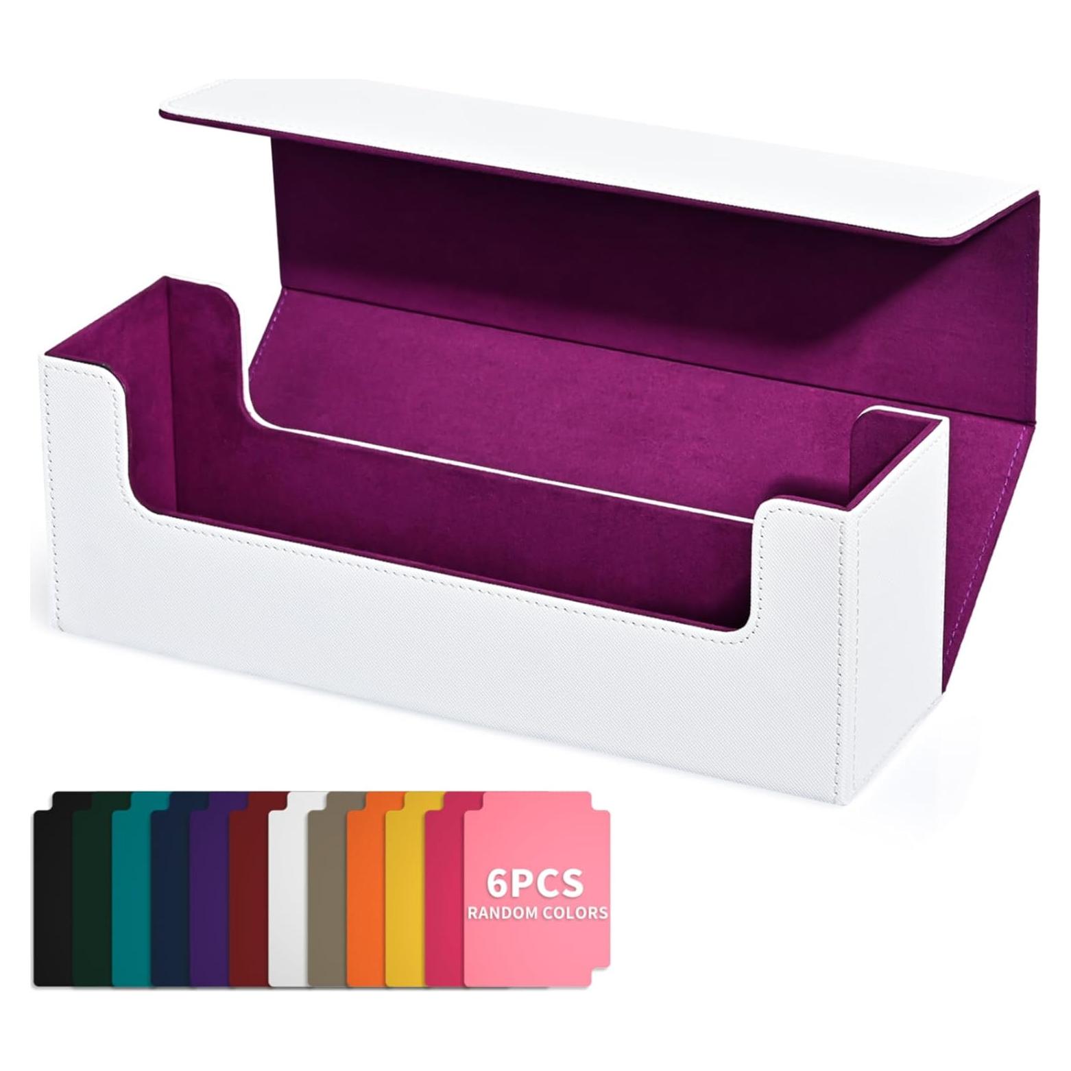 Caja de Almacenamiento de Cartas UAONO 600+ PU Cuero Magnético