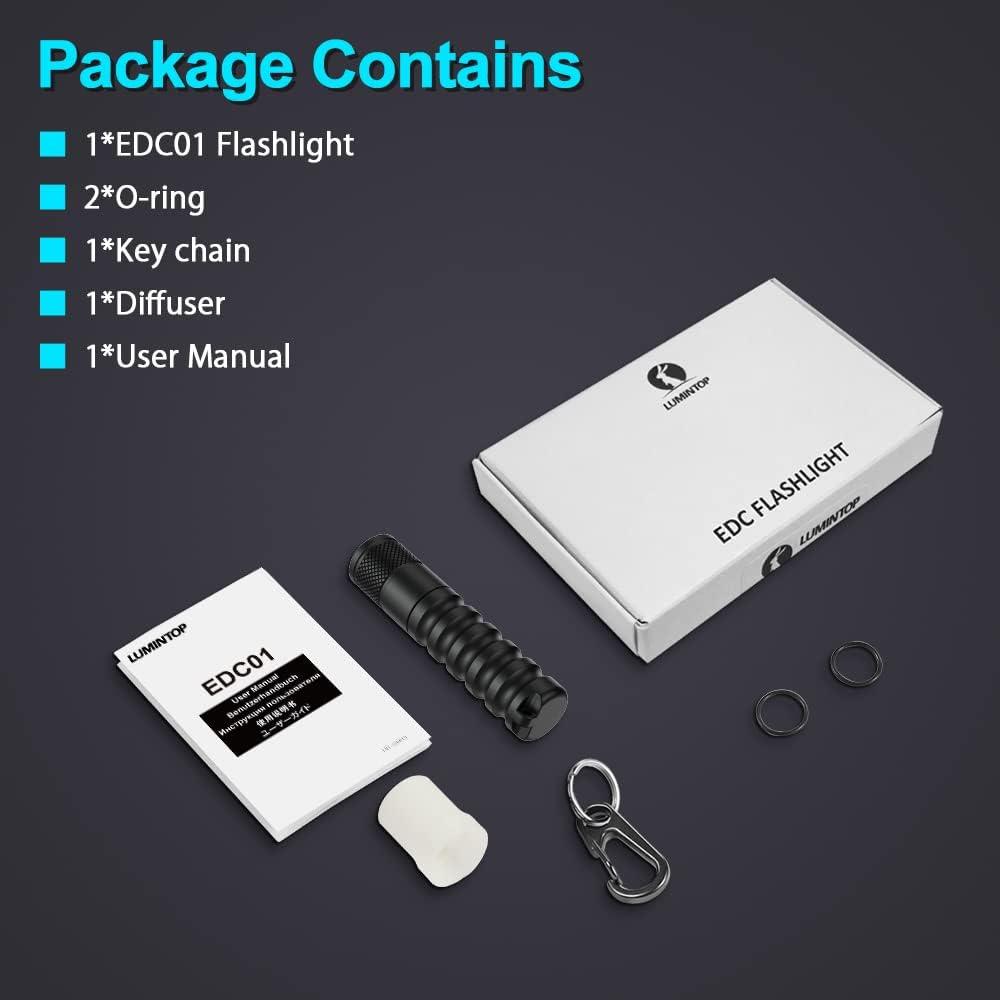 Linterna de Llavero LUMINTOP EDC01 120 Lúmenes IPX8