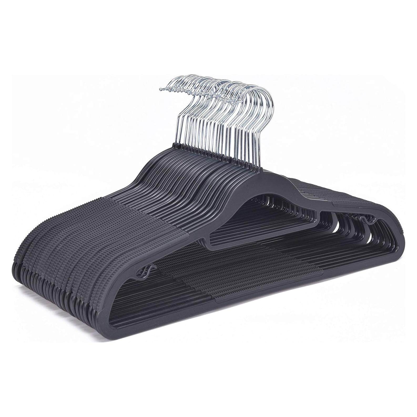 Juego de Perchas de Plástico Quality Hangers 50 Piezas