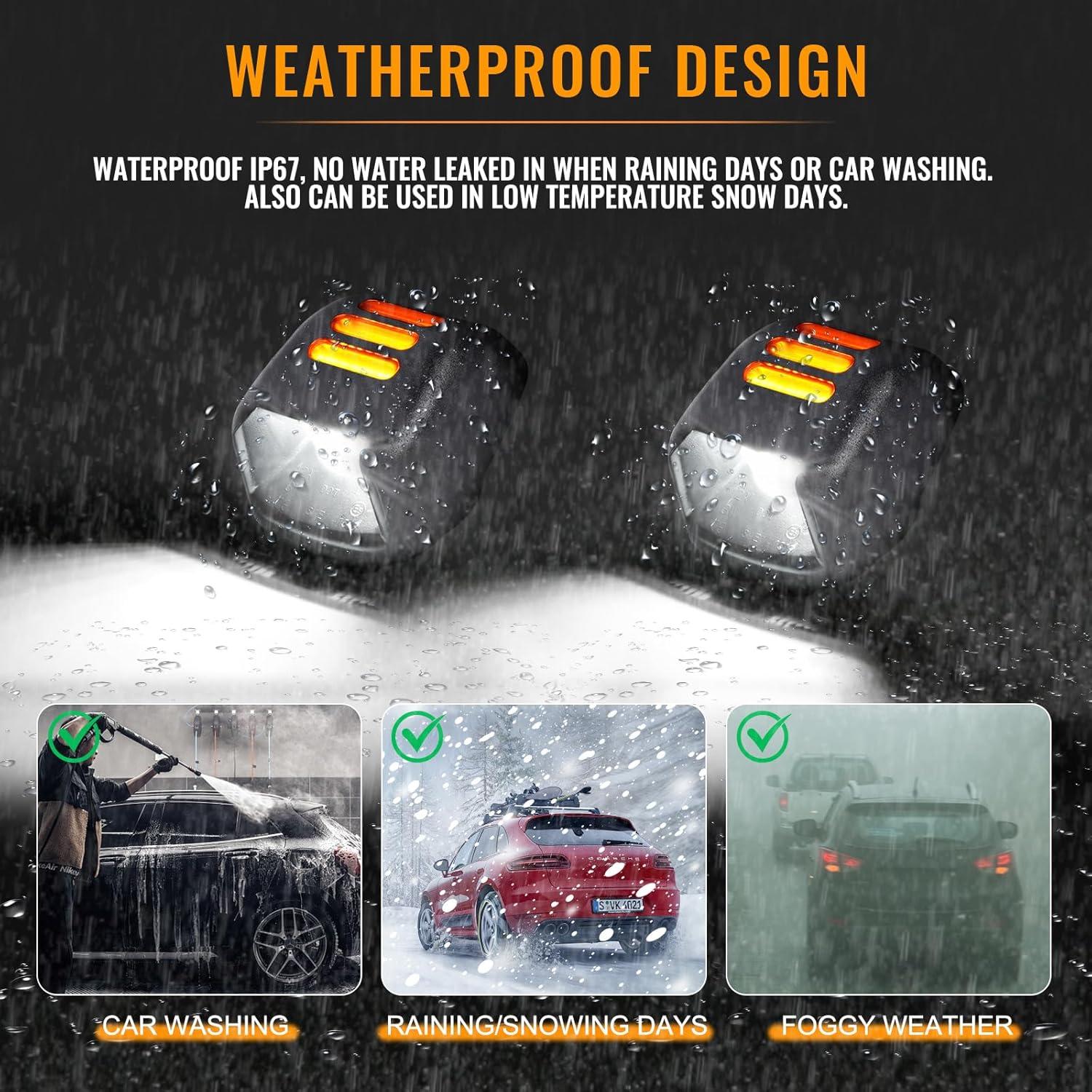 Luces de Placa LED Gempro Ámbar para Nissan y Suzuki