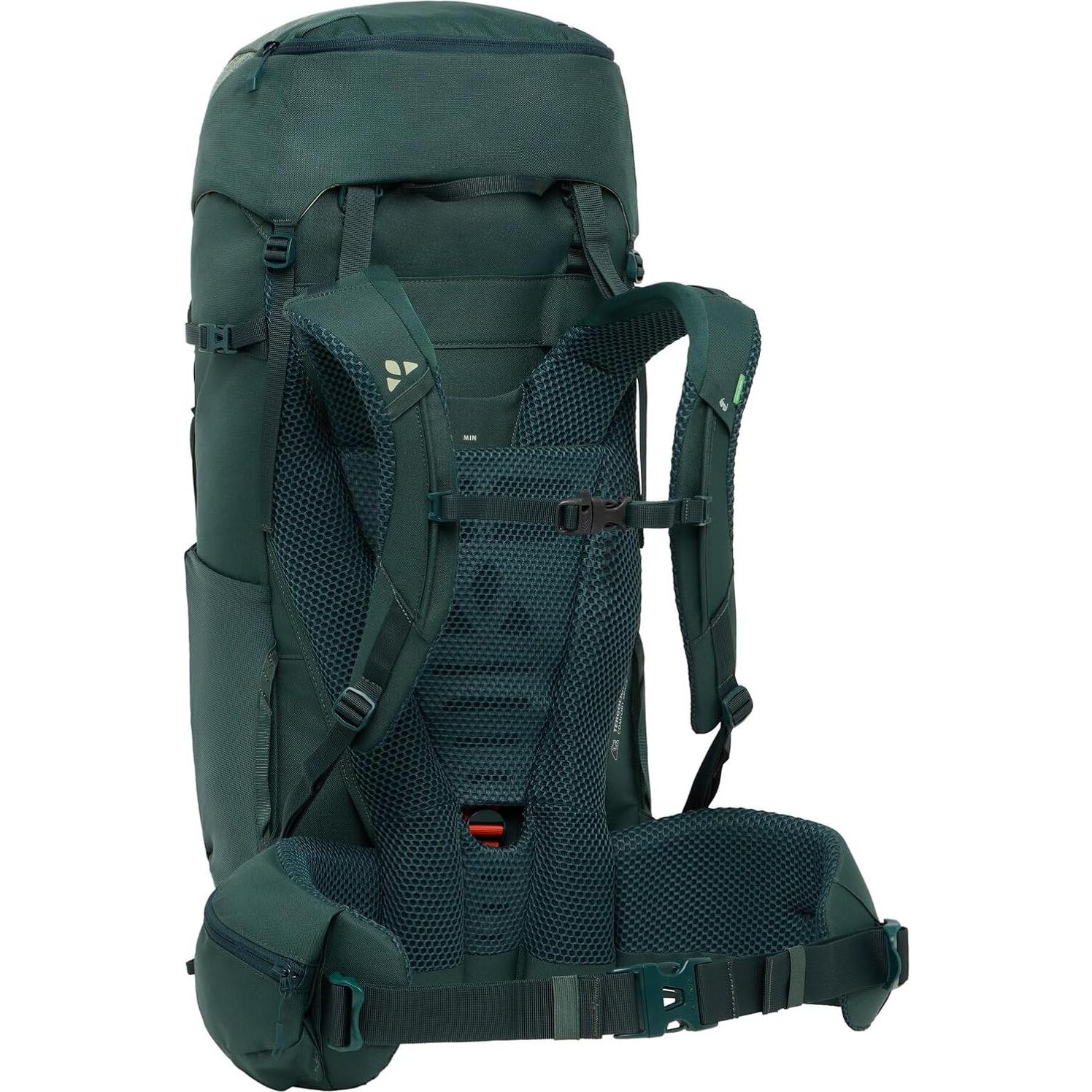 Mochila de Trekking VAUDE Asymmetric 42+8L Unisex Agave
