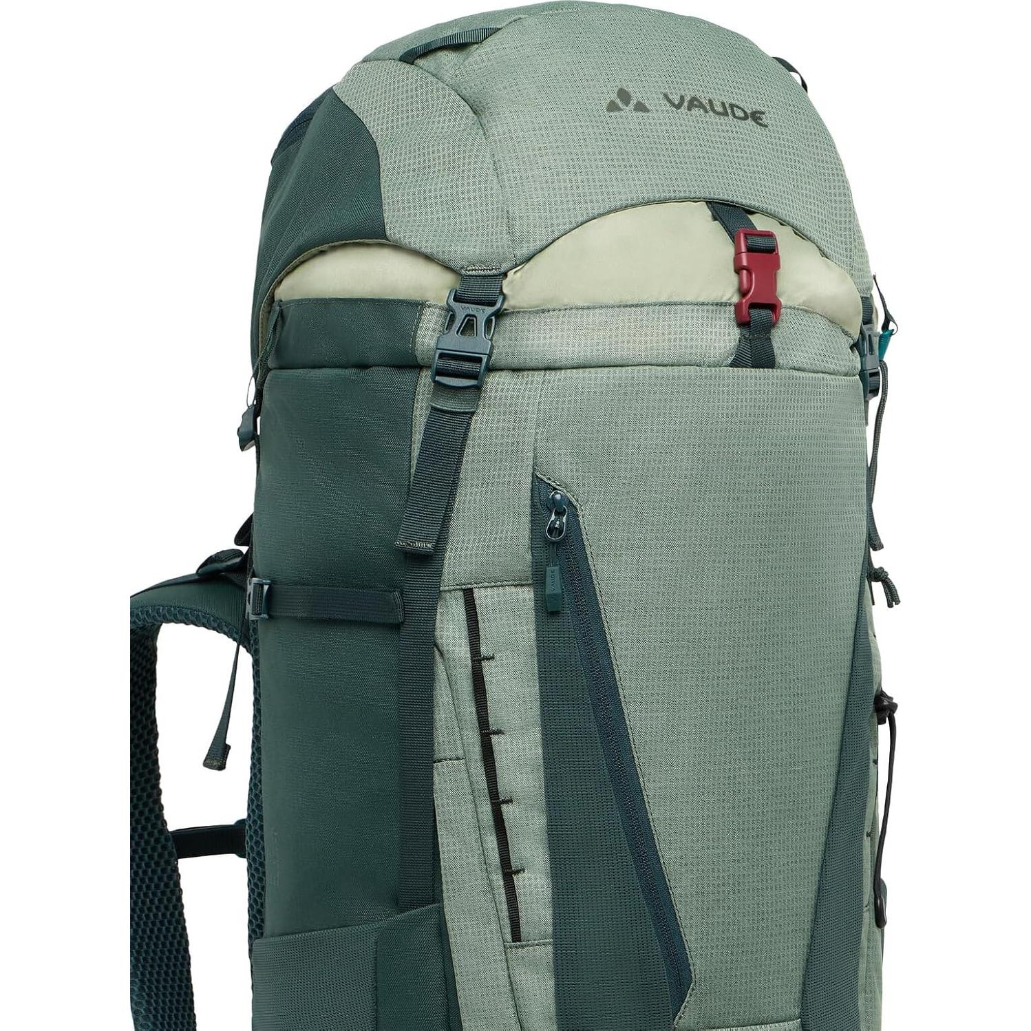 Mochila de Trekking VAUDE Asymmetric 42+8L Unisex Agave
