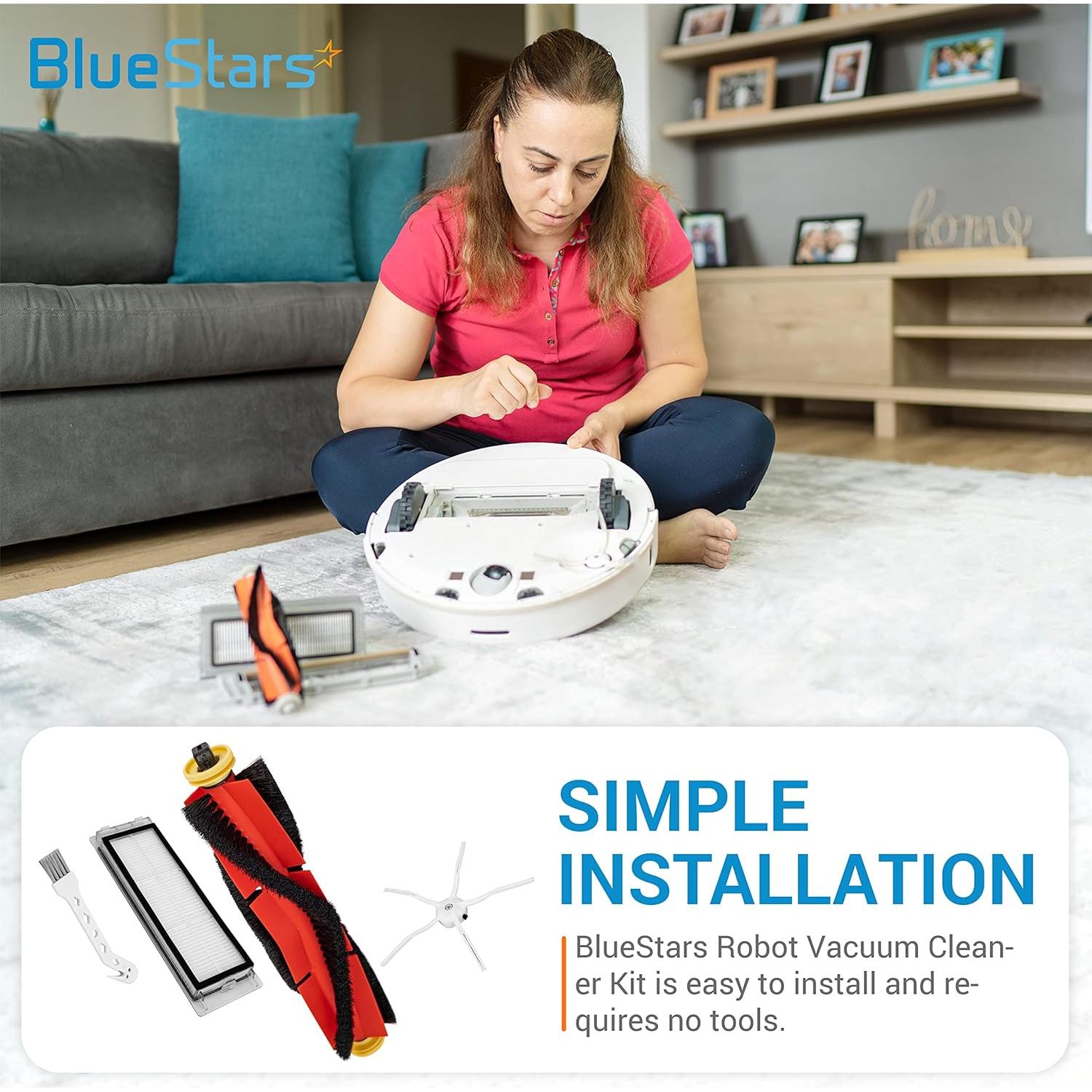 Kit de Accesorios BlueStars para Aspiradoras Robot Xiaomi E4 S4 S5