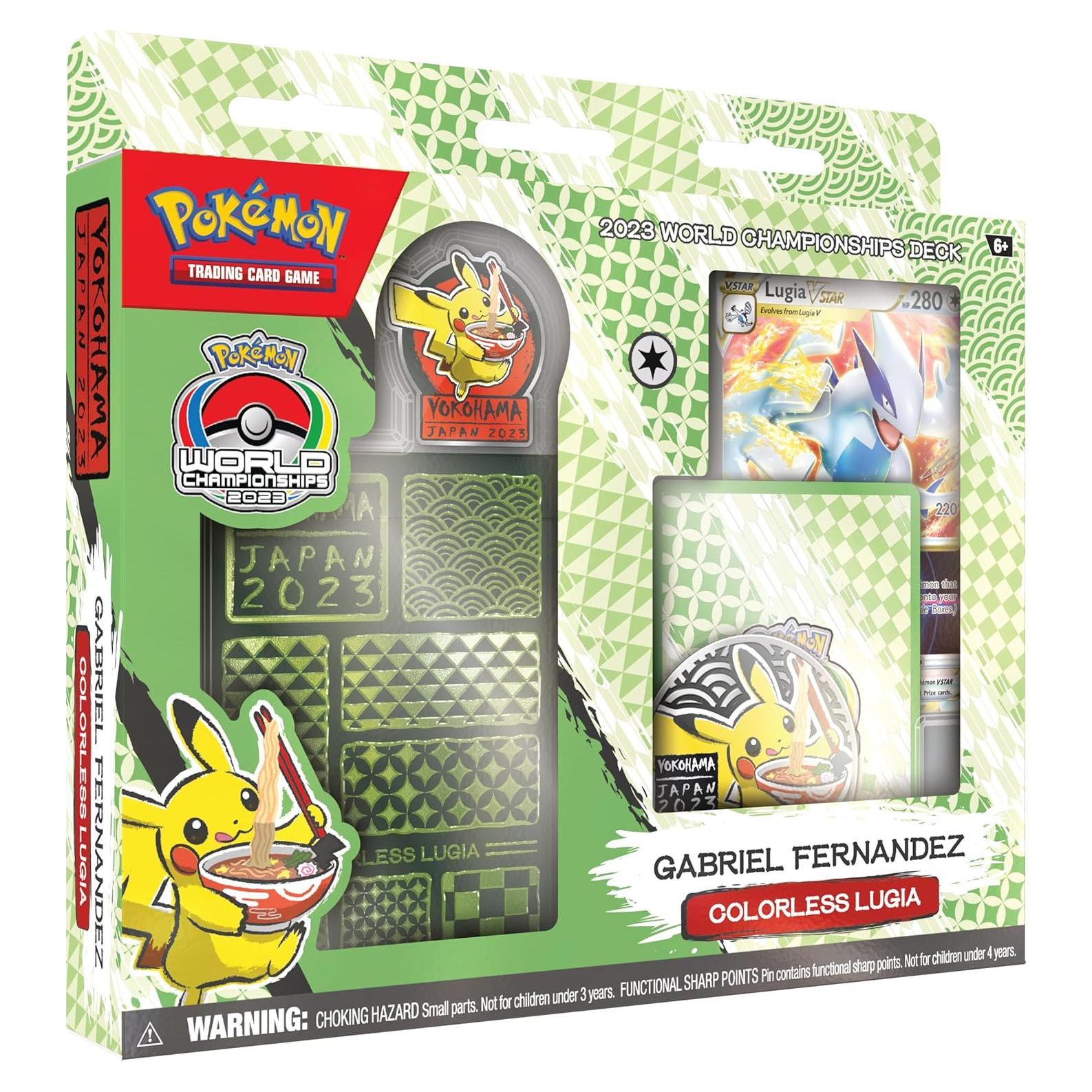 Baraja Campeonato Mundial Pokémon 2023 - Gabriel Fernández