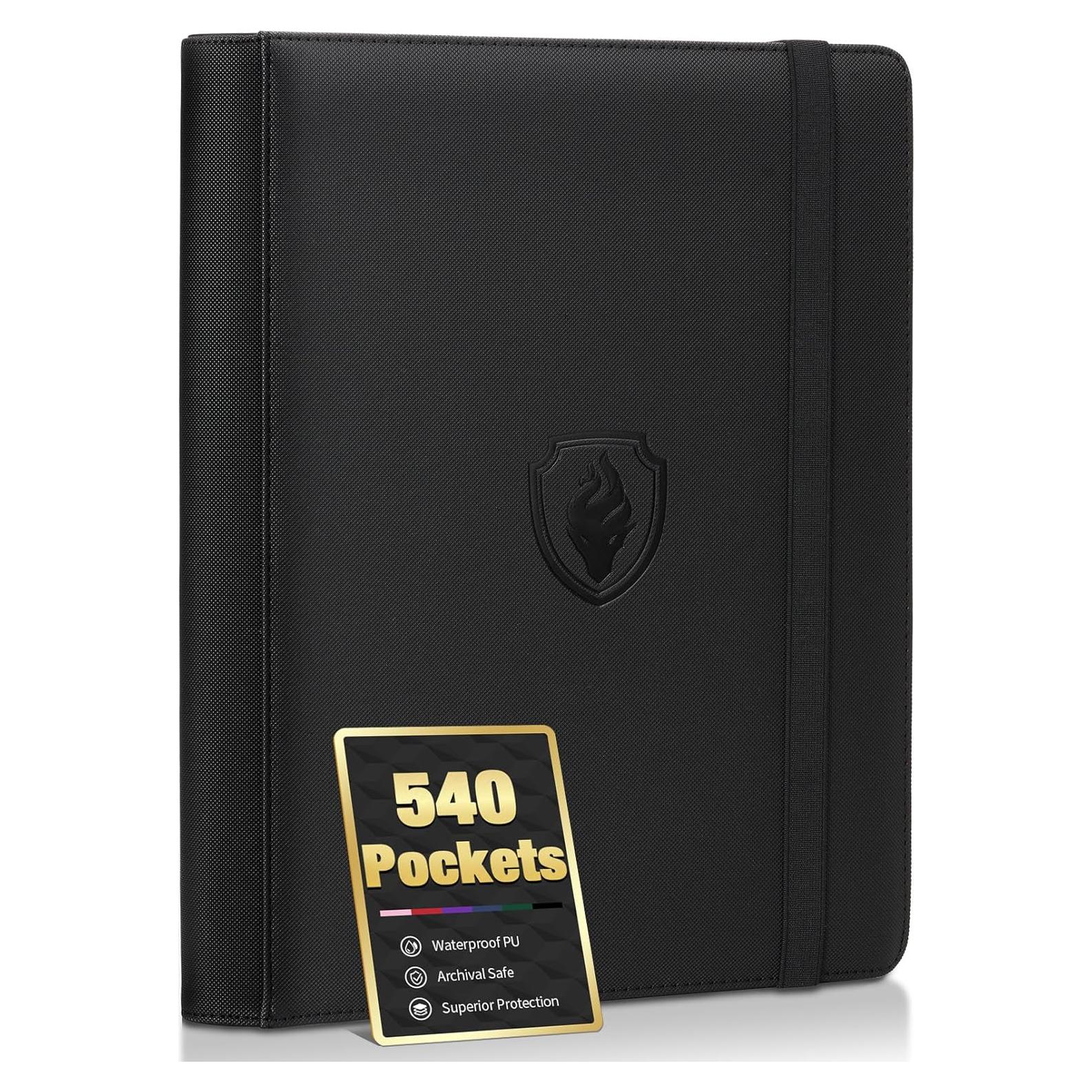 Carpeta de Tarjetas Fabmaker 540 Bolsillos Negra