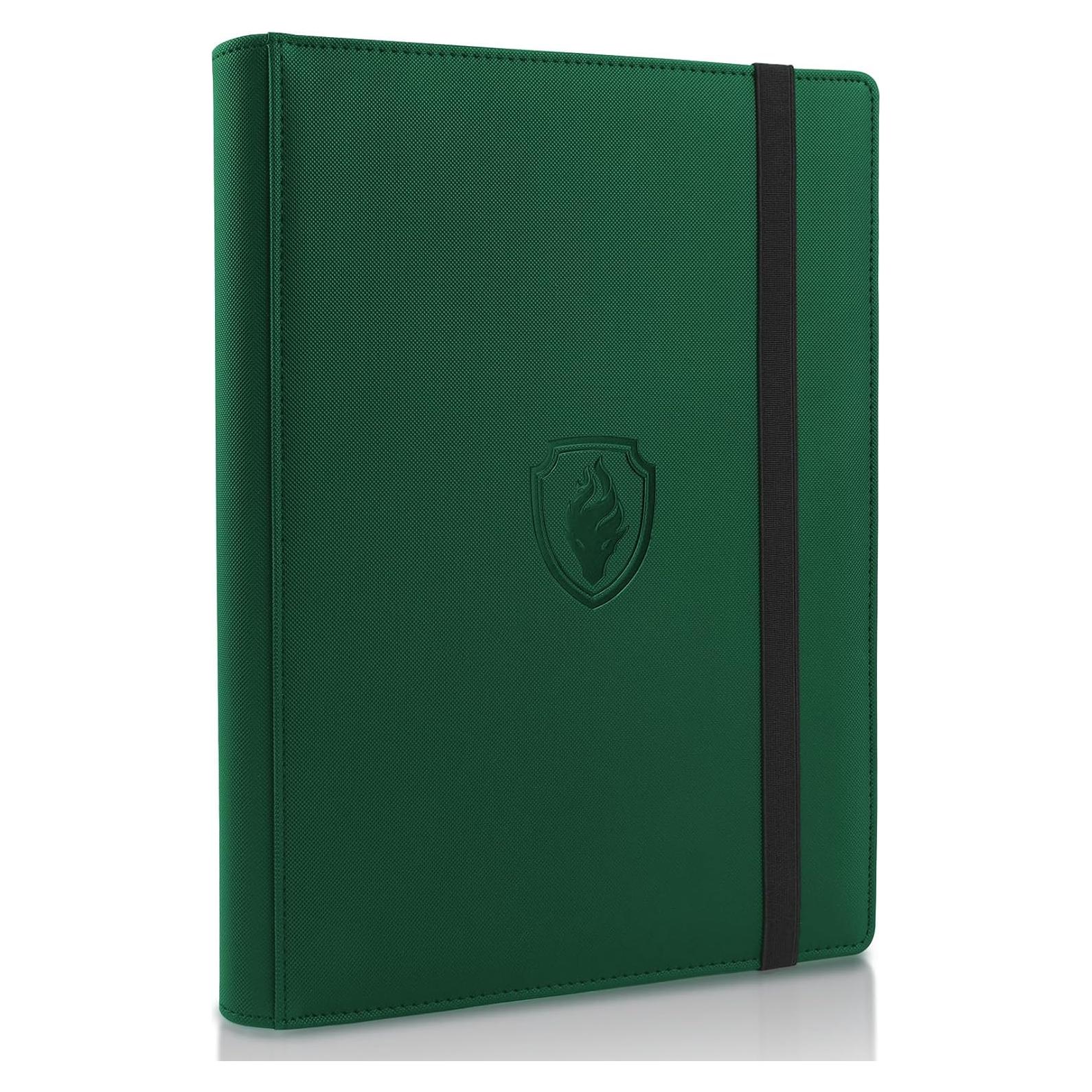 Carpeta de Tarjetas Fabmaker 360 Bolsillos Verde Oscuro