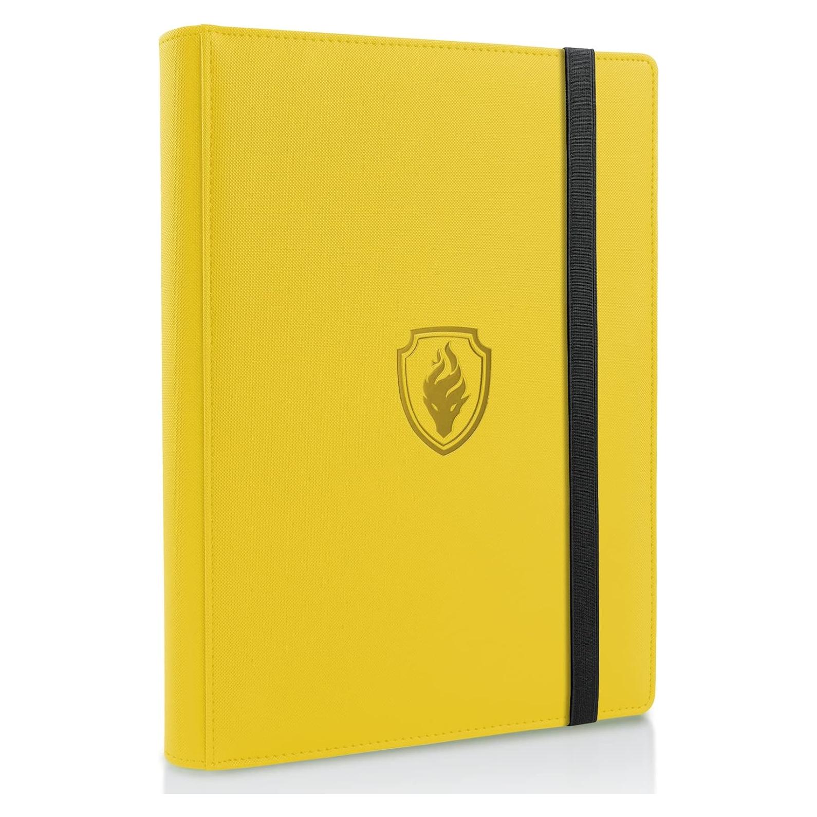 Carpeta de Tarjetas Fabmaker 360 Bolsillos Amarillo