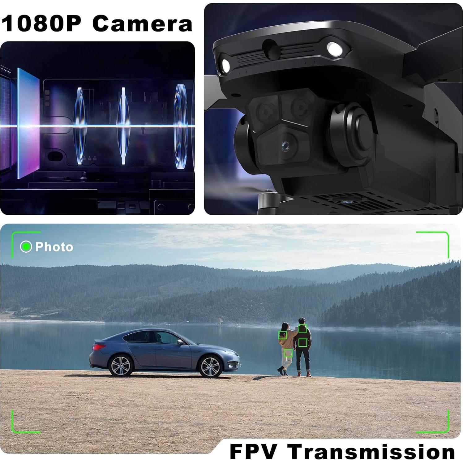 Dron TTROARDS TT19 con cámara HD 1080P y plegable