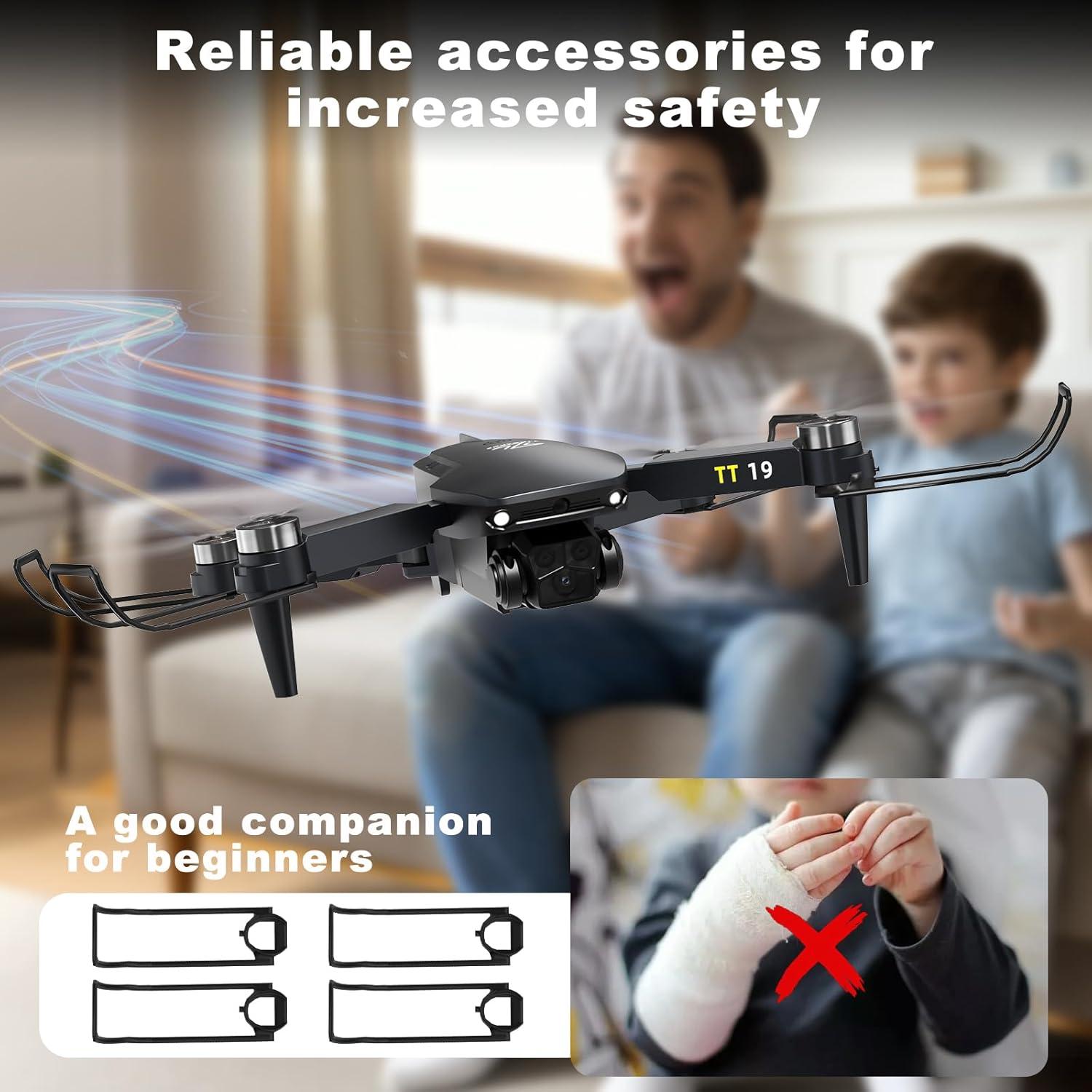 Dron TTROARDS TT19 con cámara HD 1080P y plegable