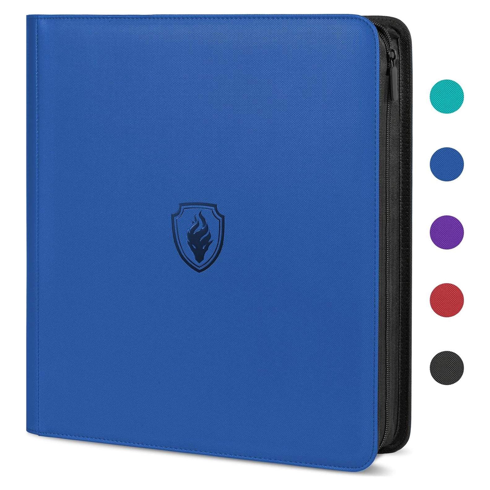 Carpeta de Tarjetas Fabmaker 12 Bolsillos Azul 912 Tarjetas